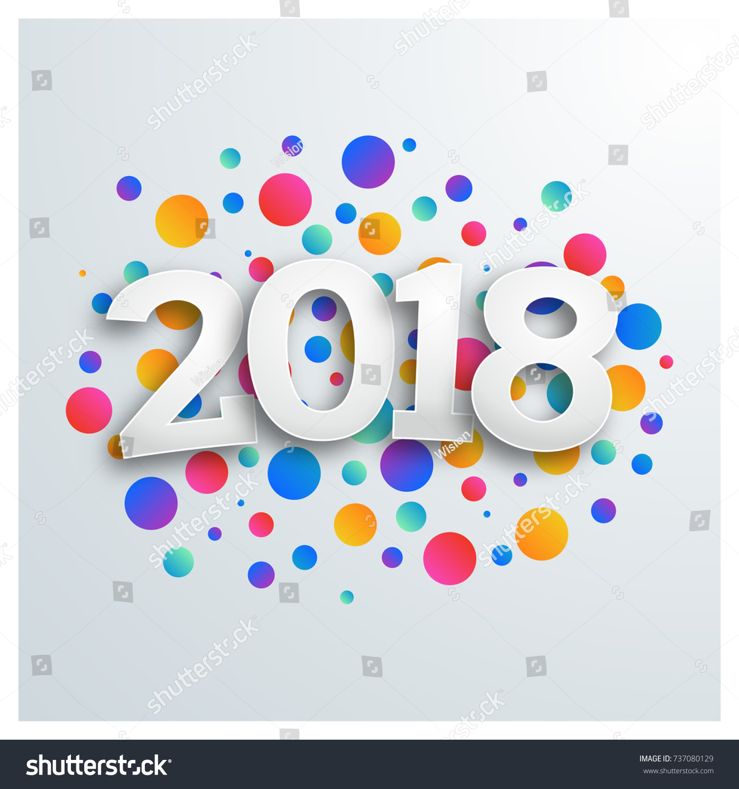 new year card design template happy new year 2018 greeting card stock vector 737080129 new year card design template happy new year 2018 greeting card stock vector 737080129