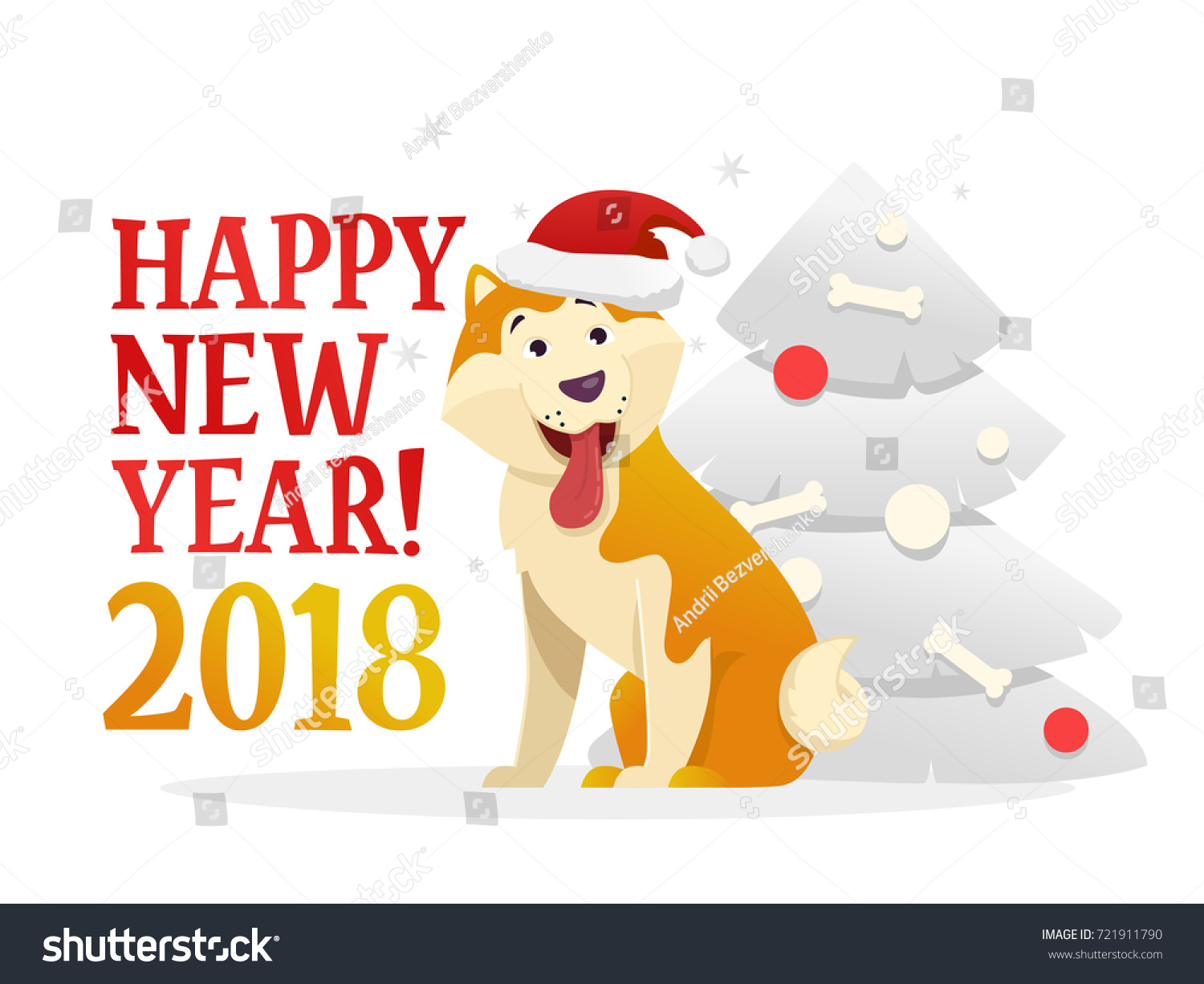 happy new year 2018 postcard template stock vector royalty free happy new years postcard