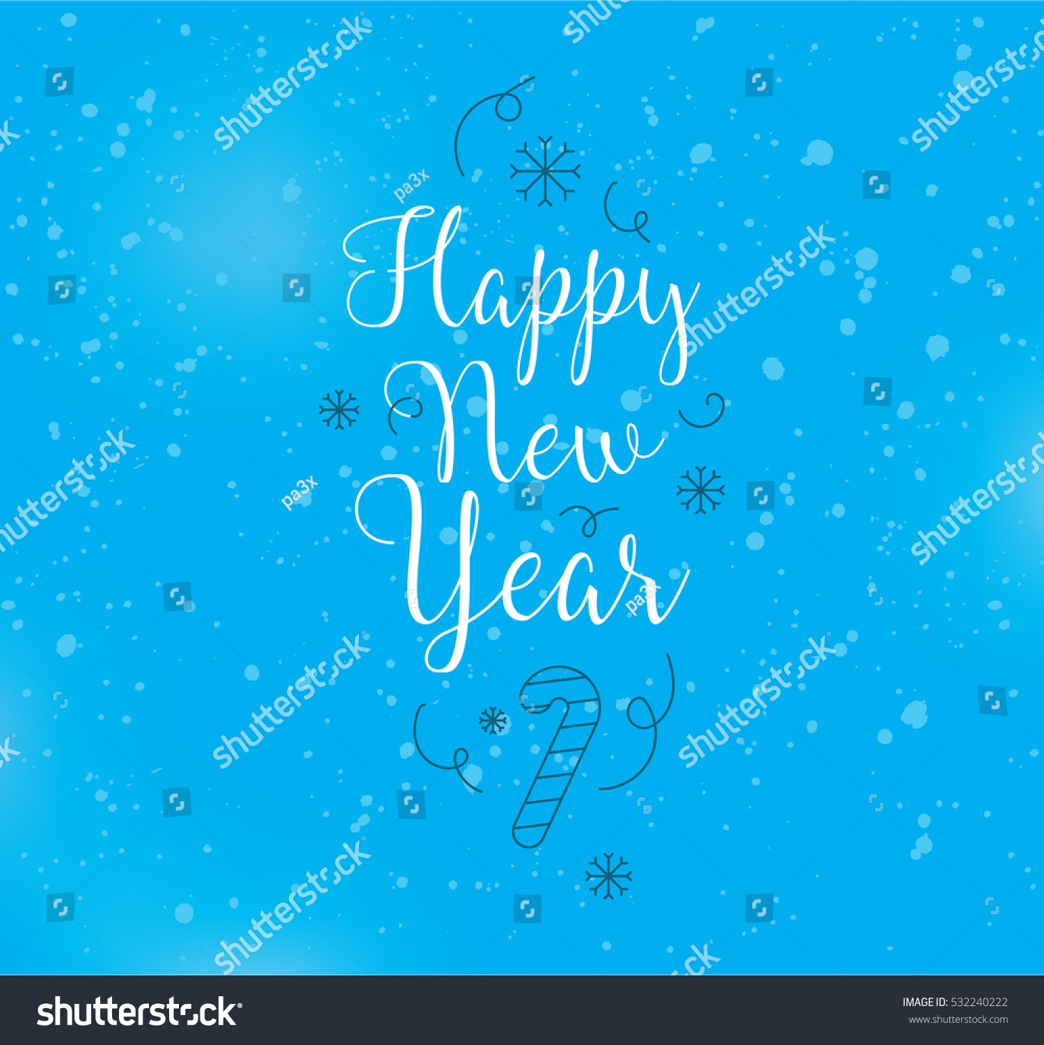 Happy New Year 2017 Text Design. Vector Logo, Typography. Usable As Banner, Greeting Card, Gift