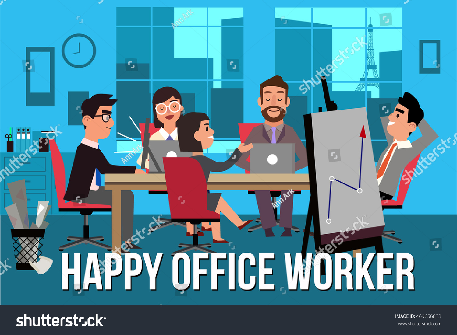 happy office worker clipart - photo #37