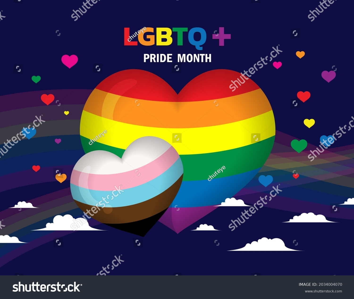 Happy Pride Day Concept Lgbtq Community Stock Vector (Royalty Free