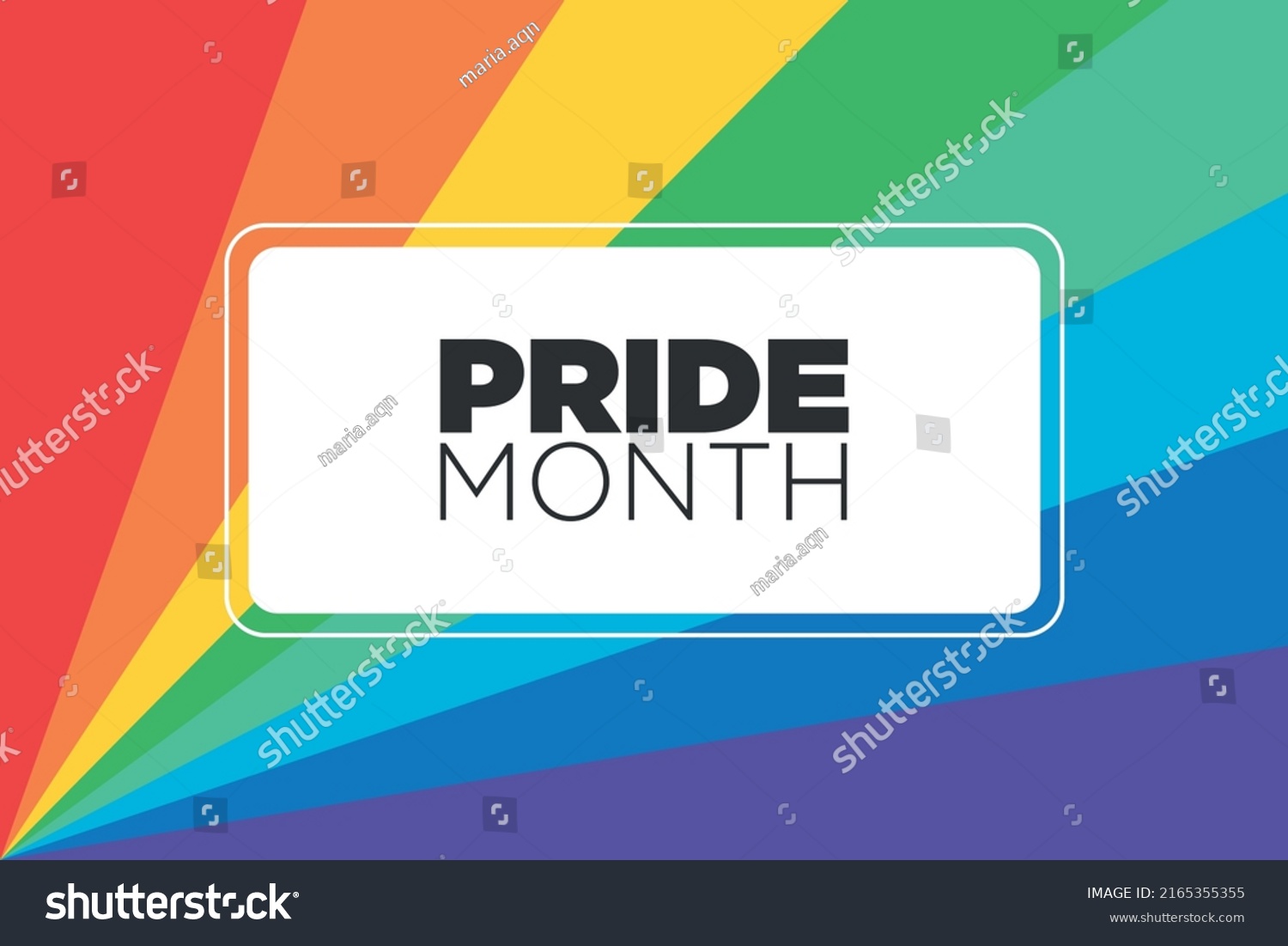 Happy Pride Month 2022 Rainbow Pride Stock Vector (Royalty Free ...