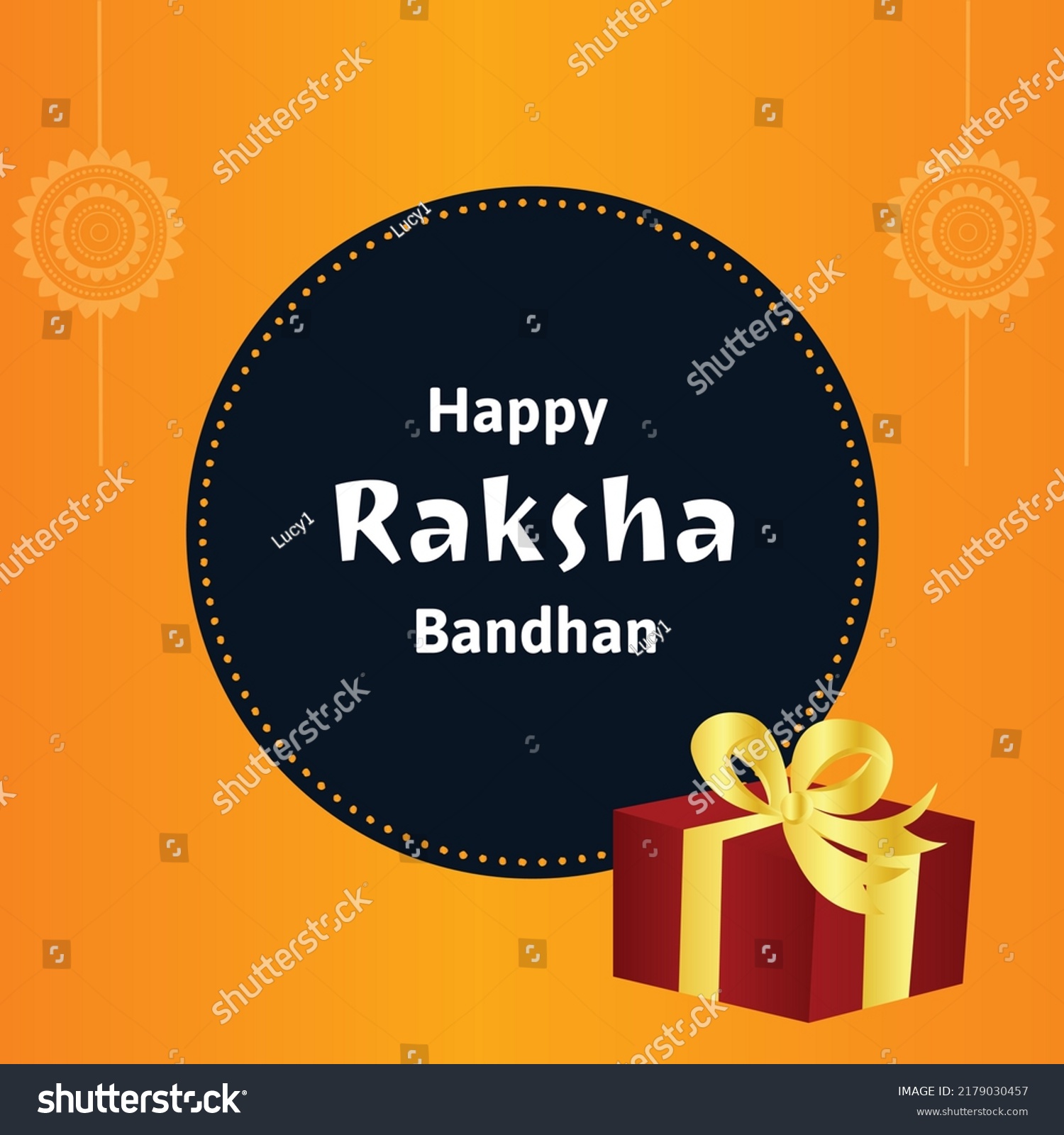 SVG of Happy Raksha Bandhan Indian Hindu Festival Celebration Vector Illustrations With Creative Background svg
