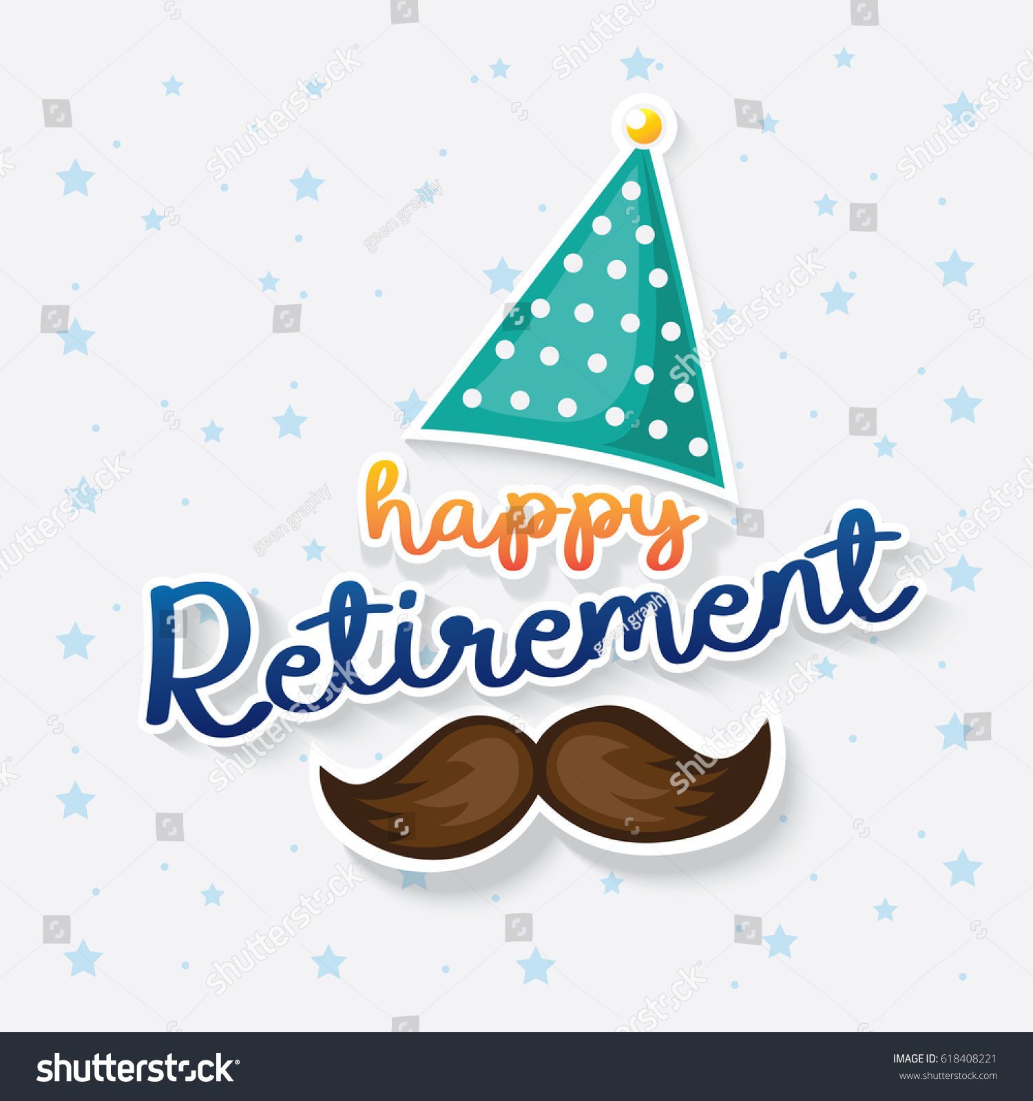 Happy Retirement Stock Vector 618408221 - Shutterstock