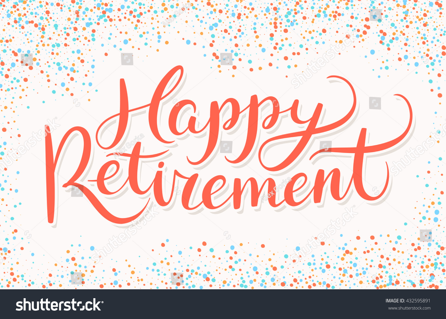 Happy Retirement Teams Background