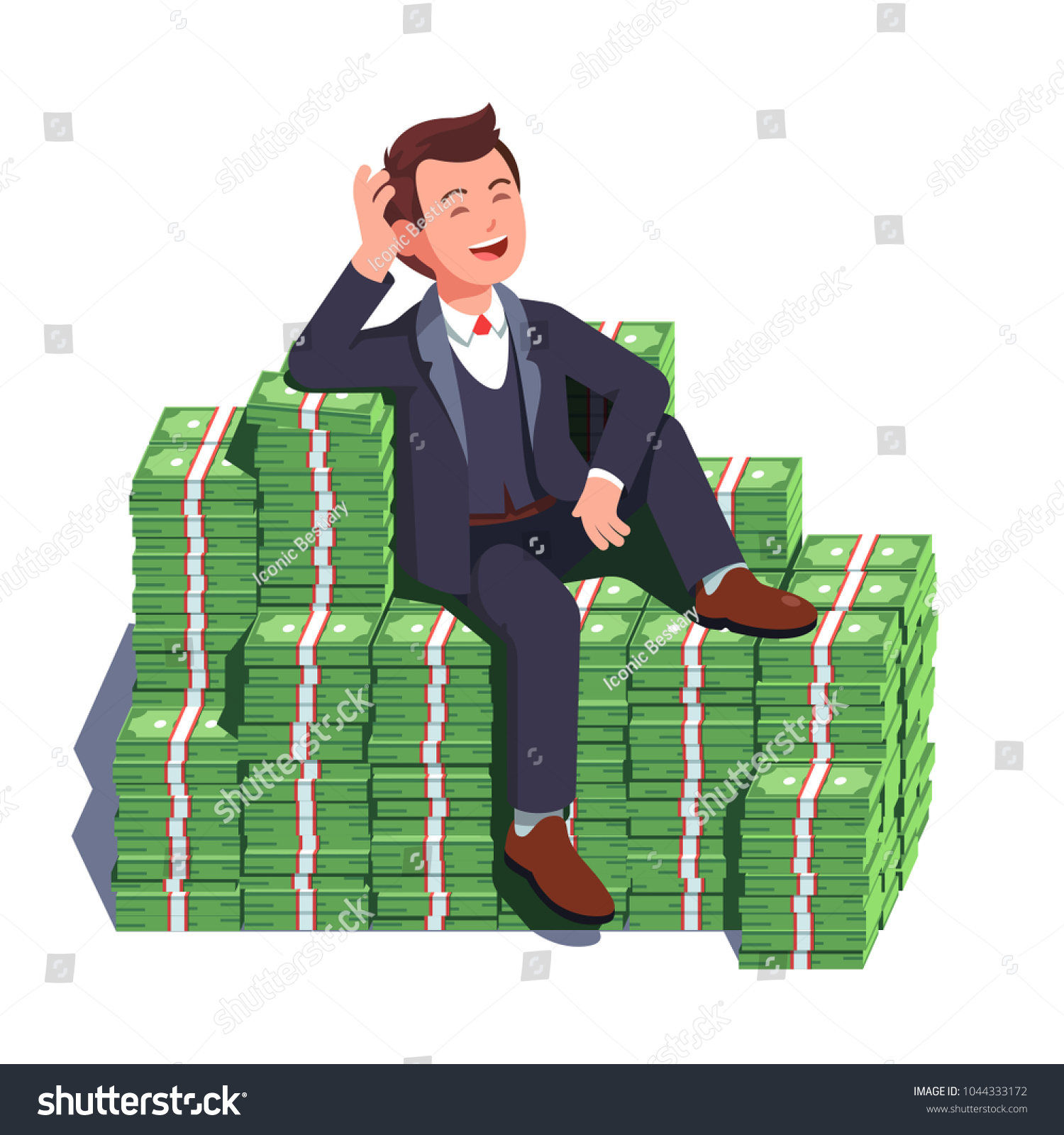 Rich Man Cartoon Images Stock Photos And Vectors Shutterstock