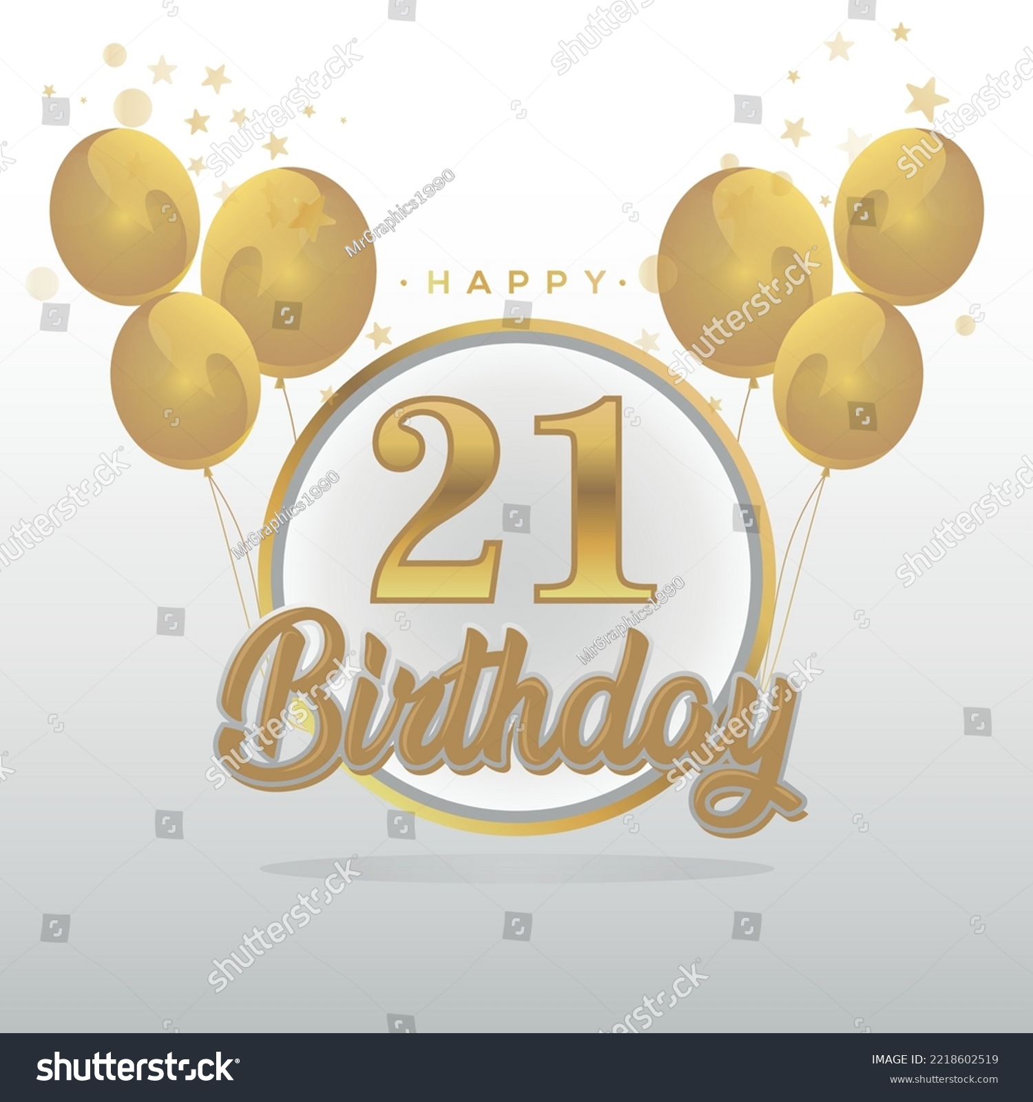 SVG of Happy 21st birthday balloons greeting card background. balloons greeting card background vector design svg
