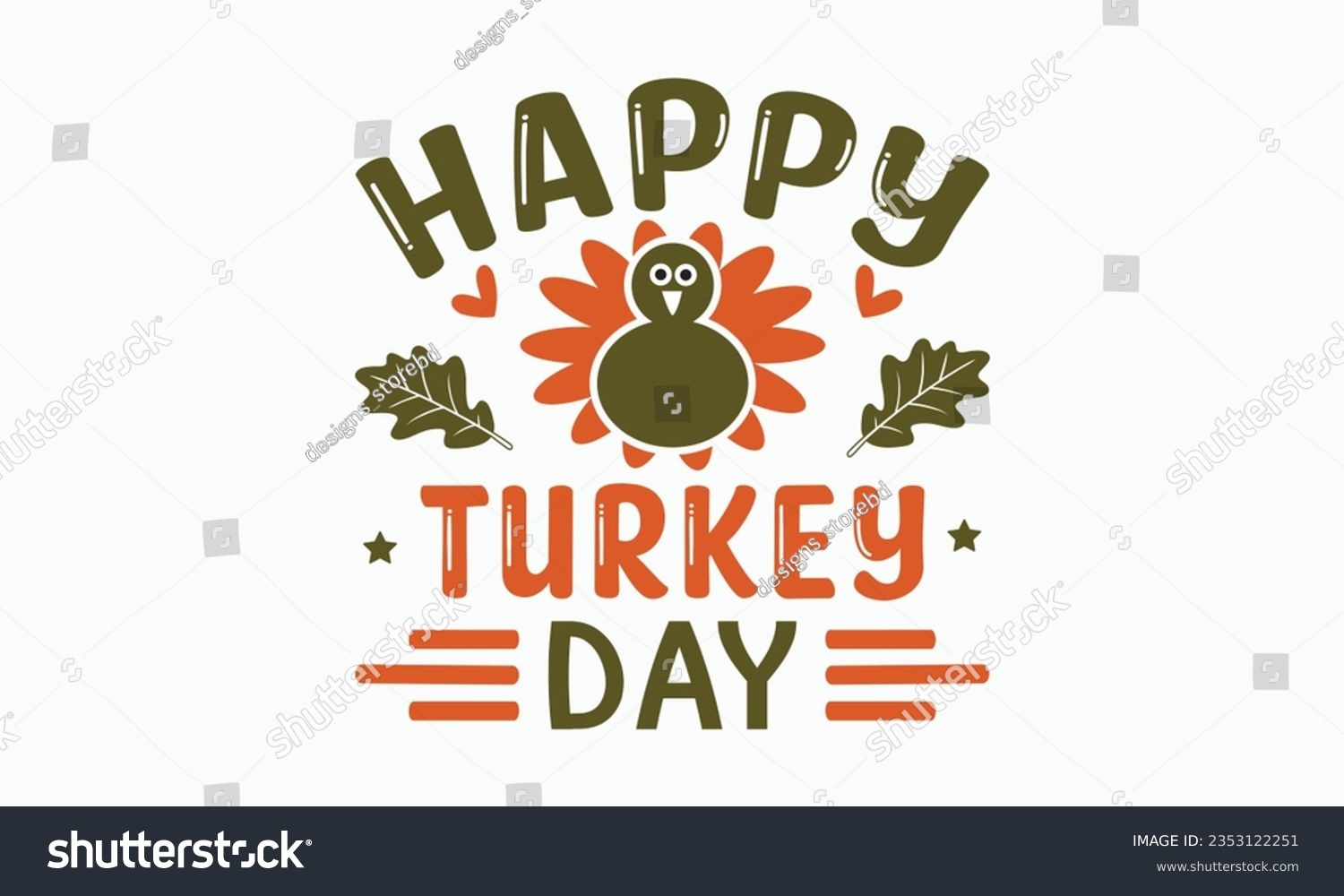 SVG of Happy turkey day svg, Fall svg, thanksgiving svg bundle hand lettered, autumn , thanksgiving svg, hello pumpkin, pumpkin vector, thanksgiving shirt, eps files for cricut, Silhouette svg
