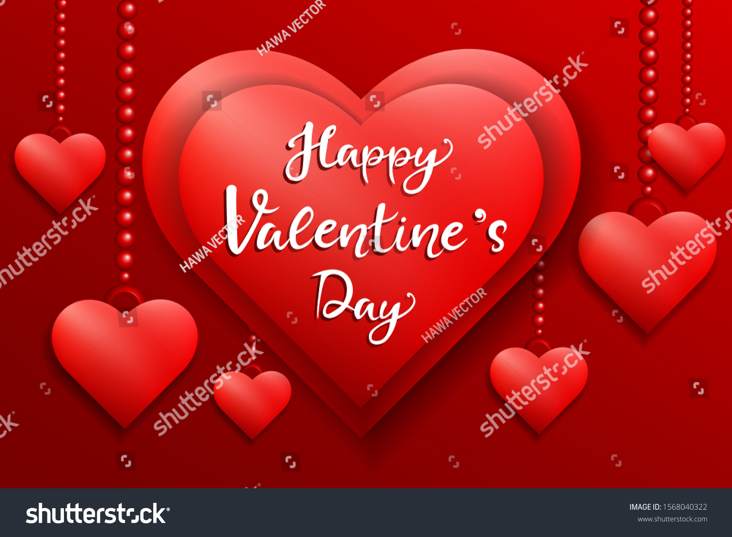 happy valentines day card template paper stock vector royalty free 1568040322 shutterstock