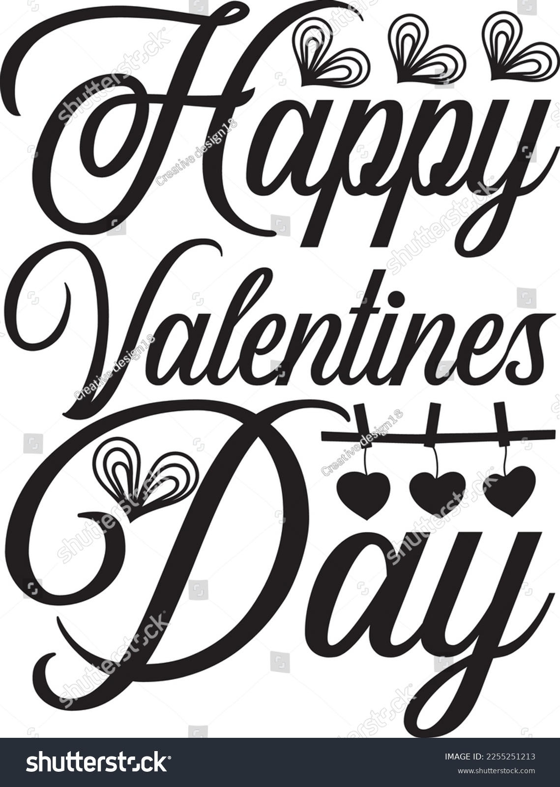 SVG of Happy Valentines Day SVG design svg