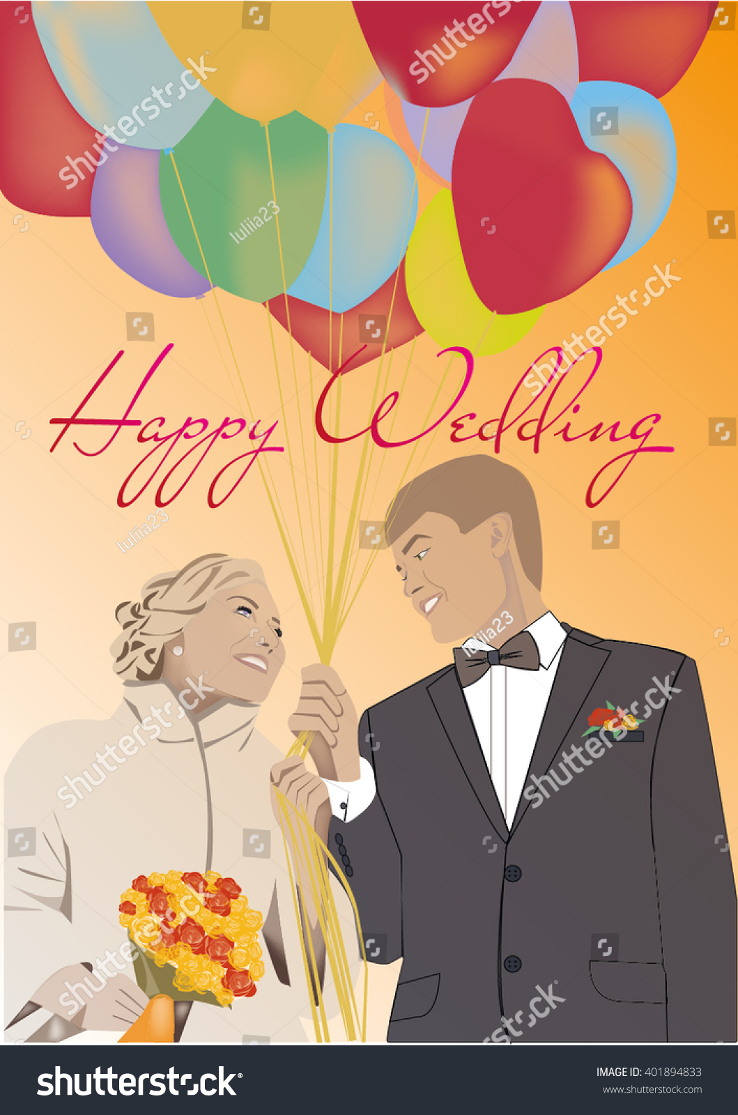 Happy Wedding People Beauty Fashion Stock Image