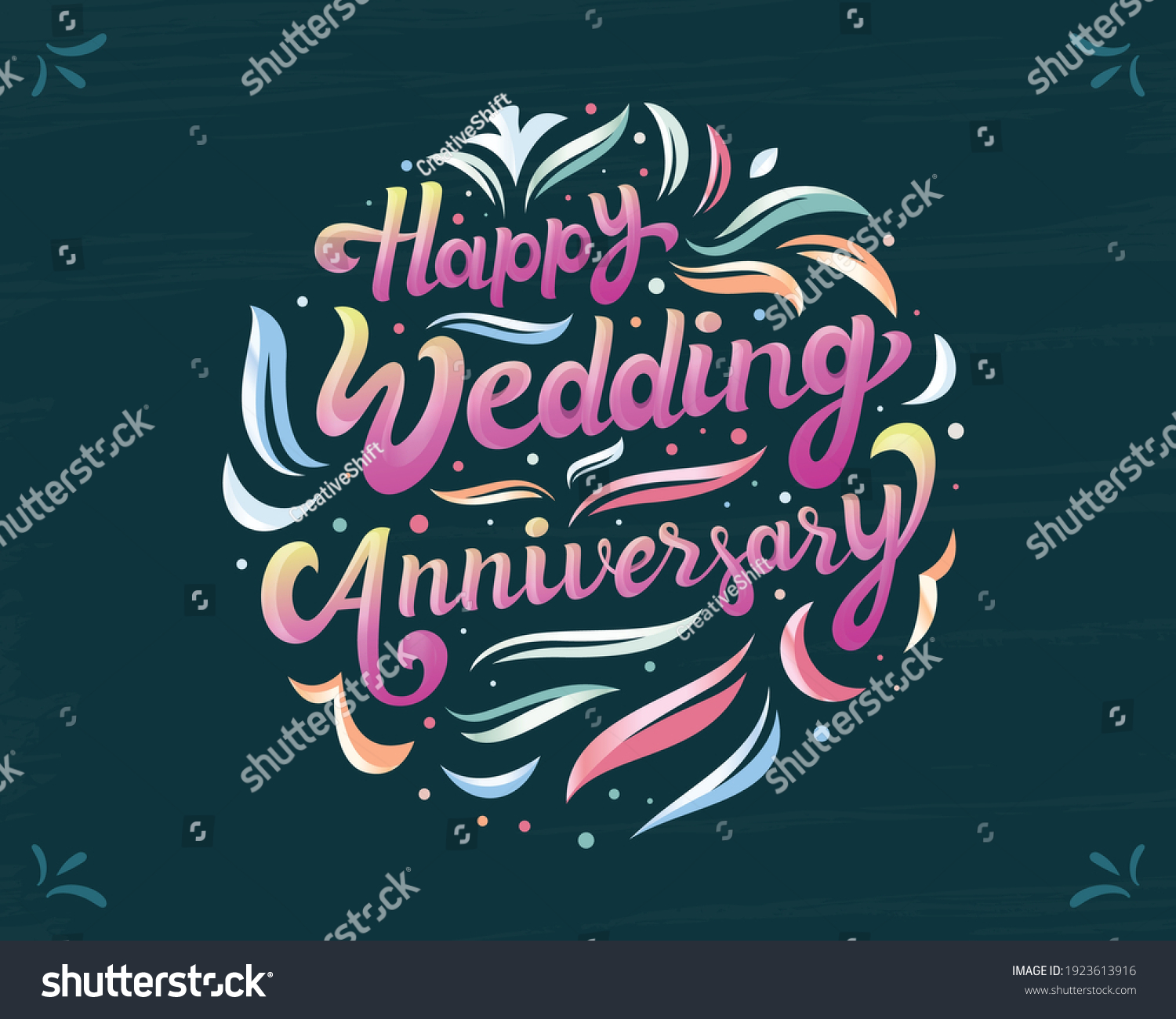 33811 Wedding Anniversary Calligraphy Images Stock Photos And Vectors