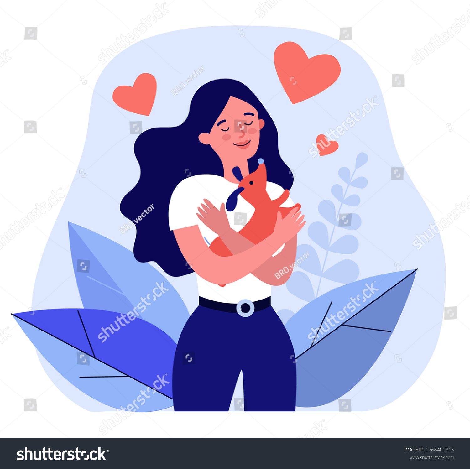 Doggy girl Images, Stock Photos & Vectors | Shutterstock