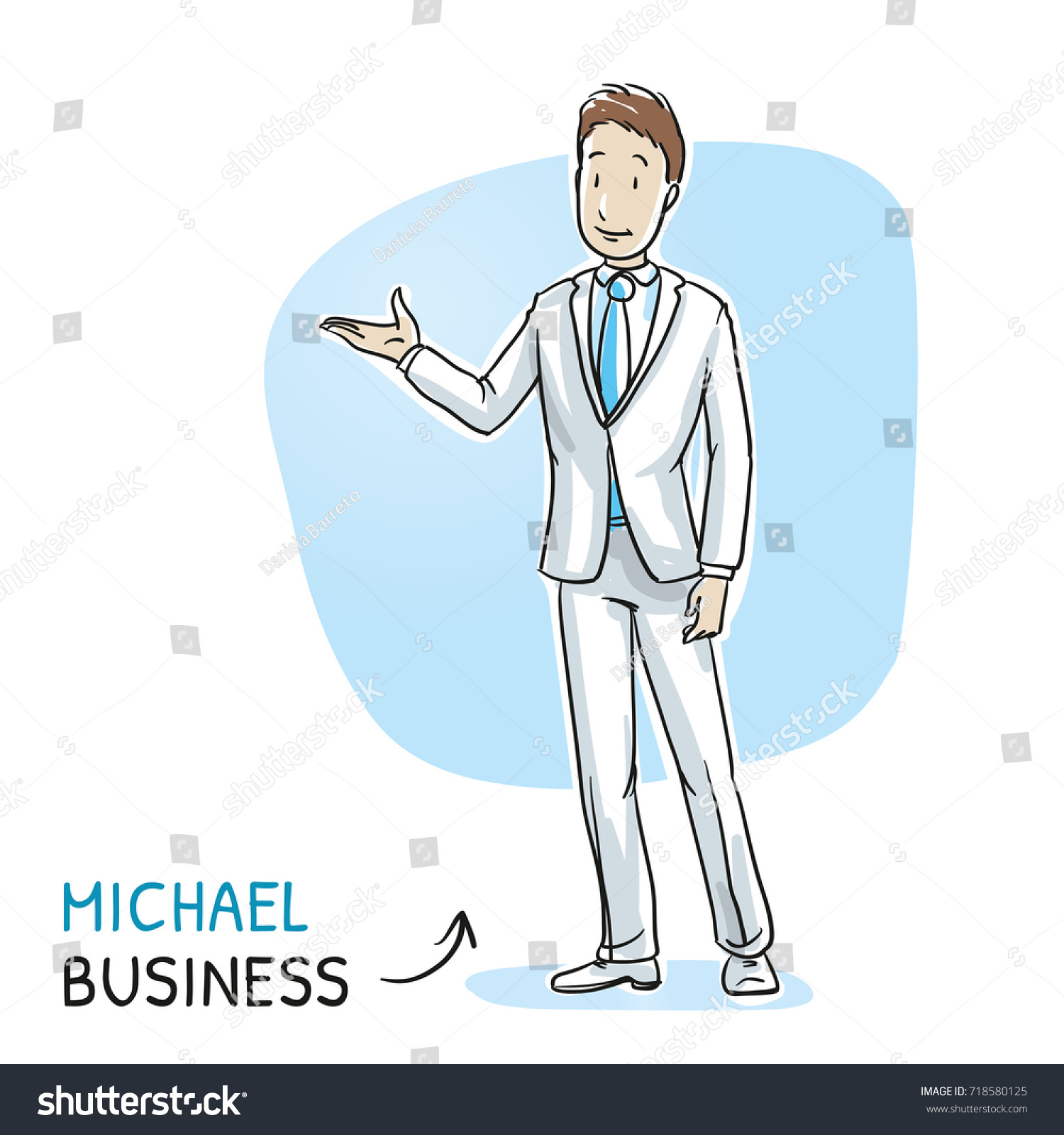 Happy Young Man Business Suit Holding Stock Vector Royalty Free Happy Young Man Business Suit Holding Stock Vector Royalty Free