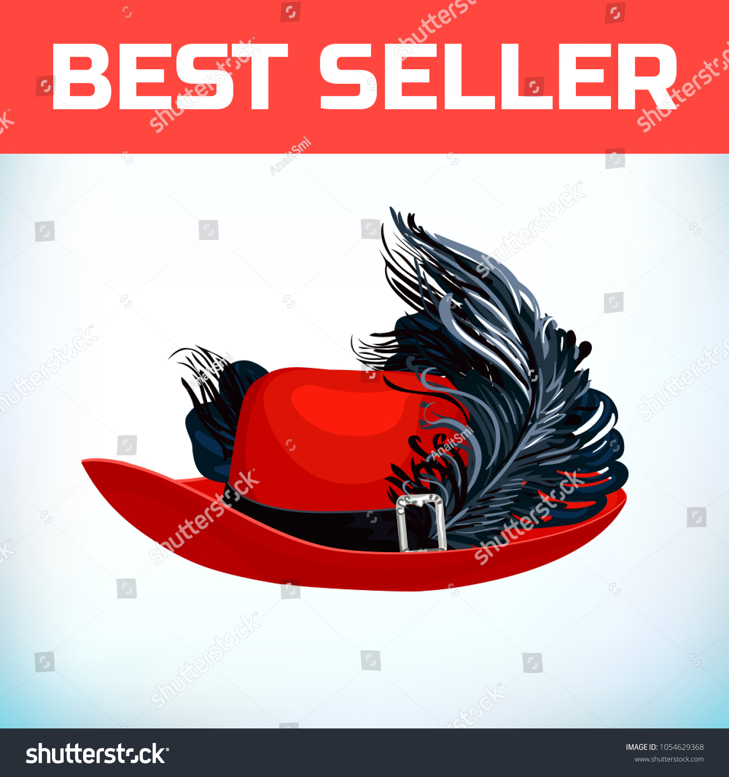 Hat Musketeer France Pirate Old Hat Stock Vector (Royalty Free ...