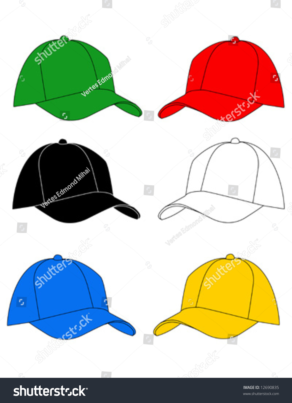 Hat Vector Illustration Stock Vector Royalty Free 12690835 Shutterstock Hat Vector Illustration Stock Vector Royalty Free 12690835 Shutterstock