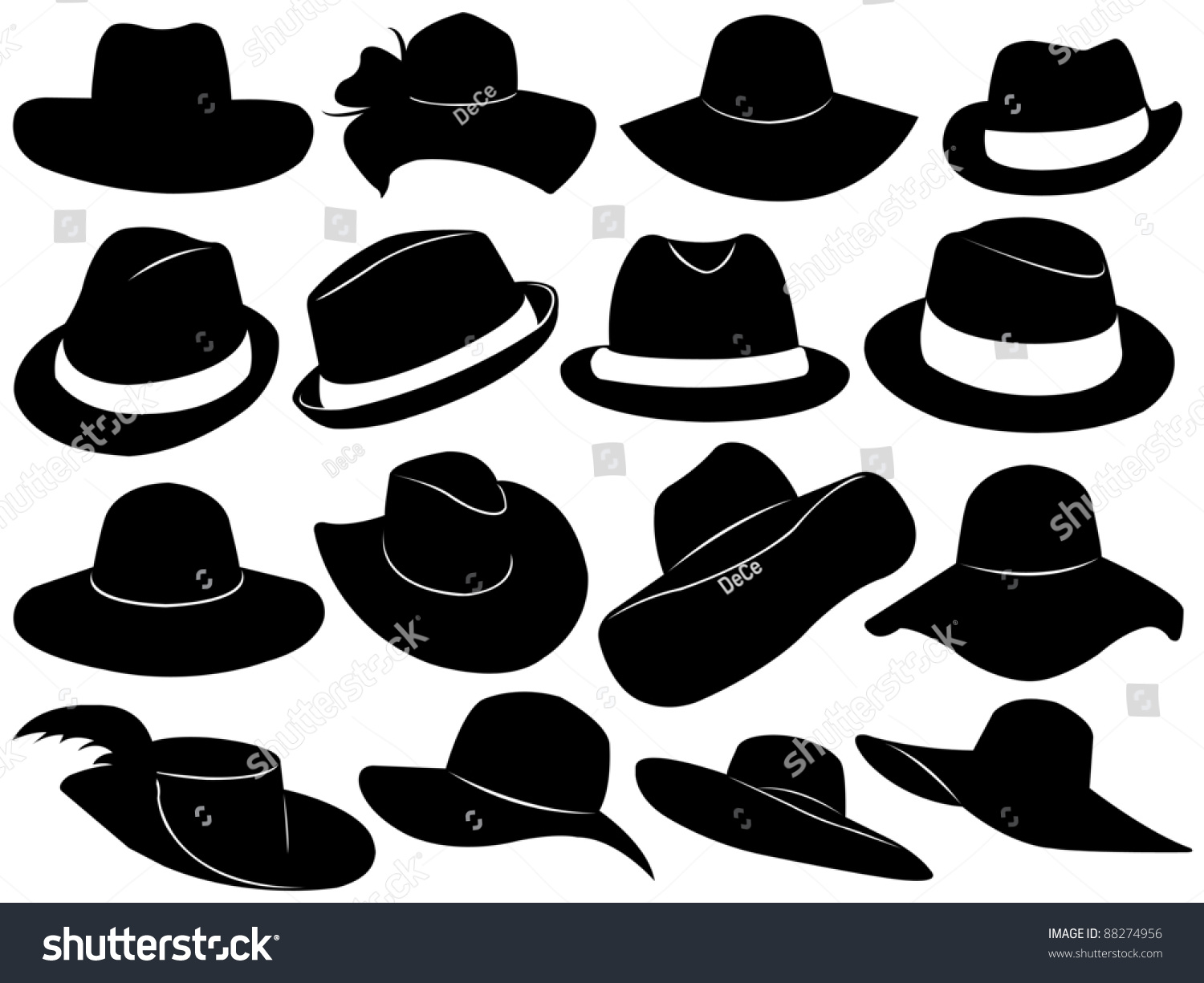 Hats Illustration Stock Vector Royalty Free 88274956 Hats Illustration Stock Vector Royalty Free 88274956