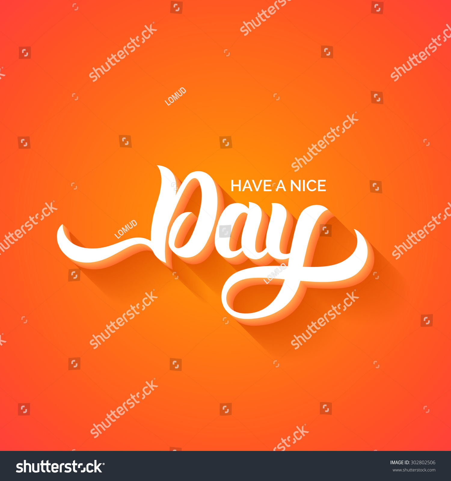 have-nice-day-hand-lettering-handmade-stock-vector-royalty-free