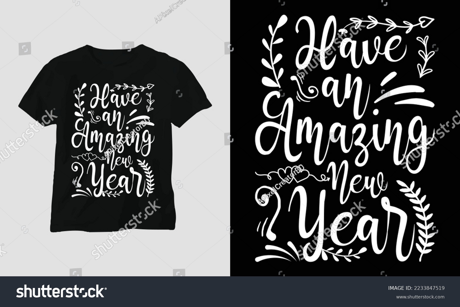 SVG of Have an Amazing New Year - New Year quotes T-shirt and apparel design. Typography, Poster, Emblem, Party, Happy, Night svg