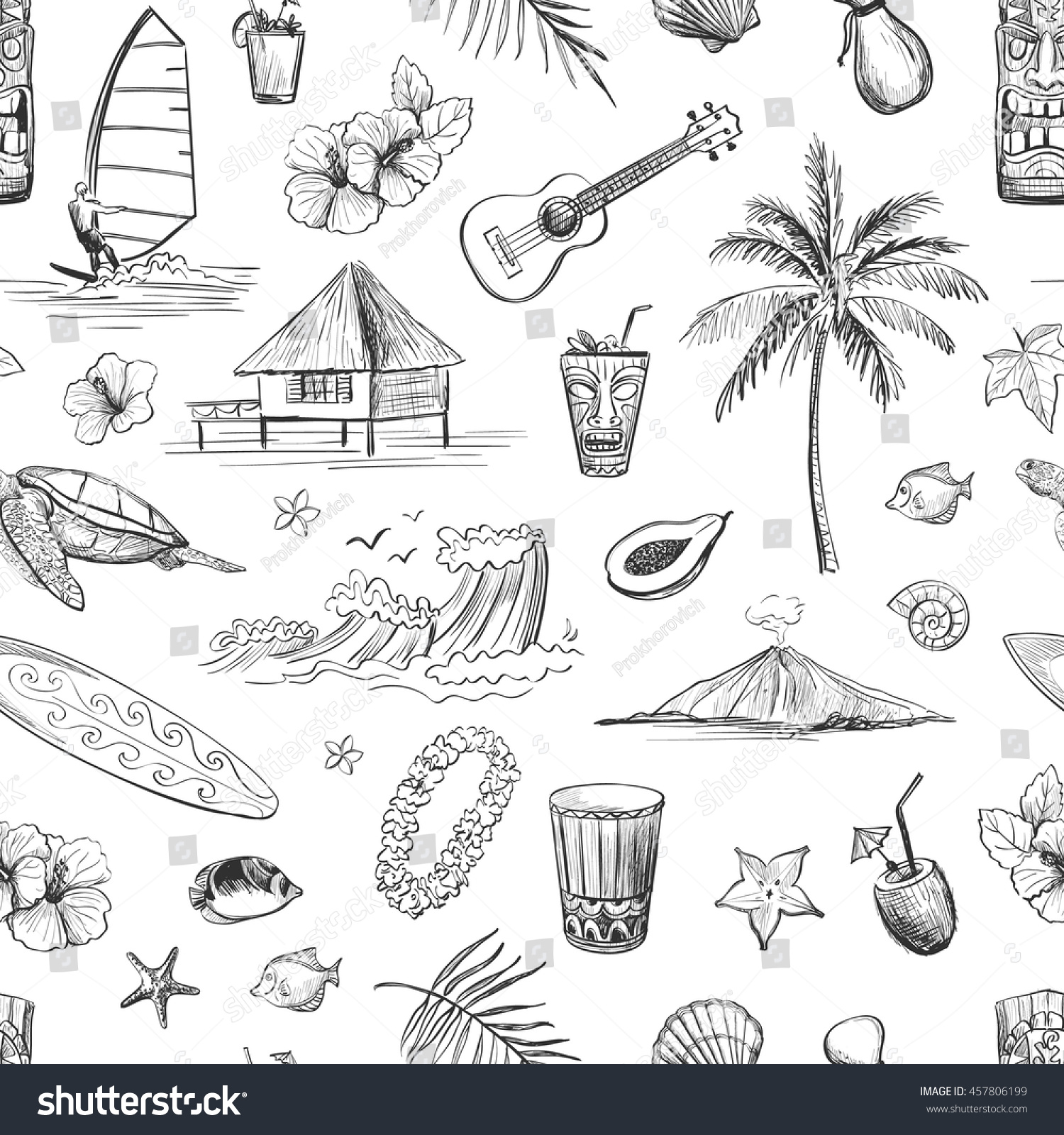 653 Island hut drawing Images, Stock Photos & Vectors | Shutterstock