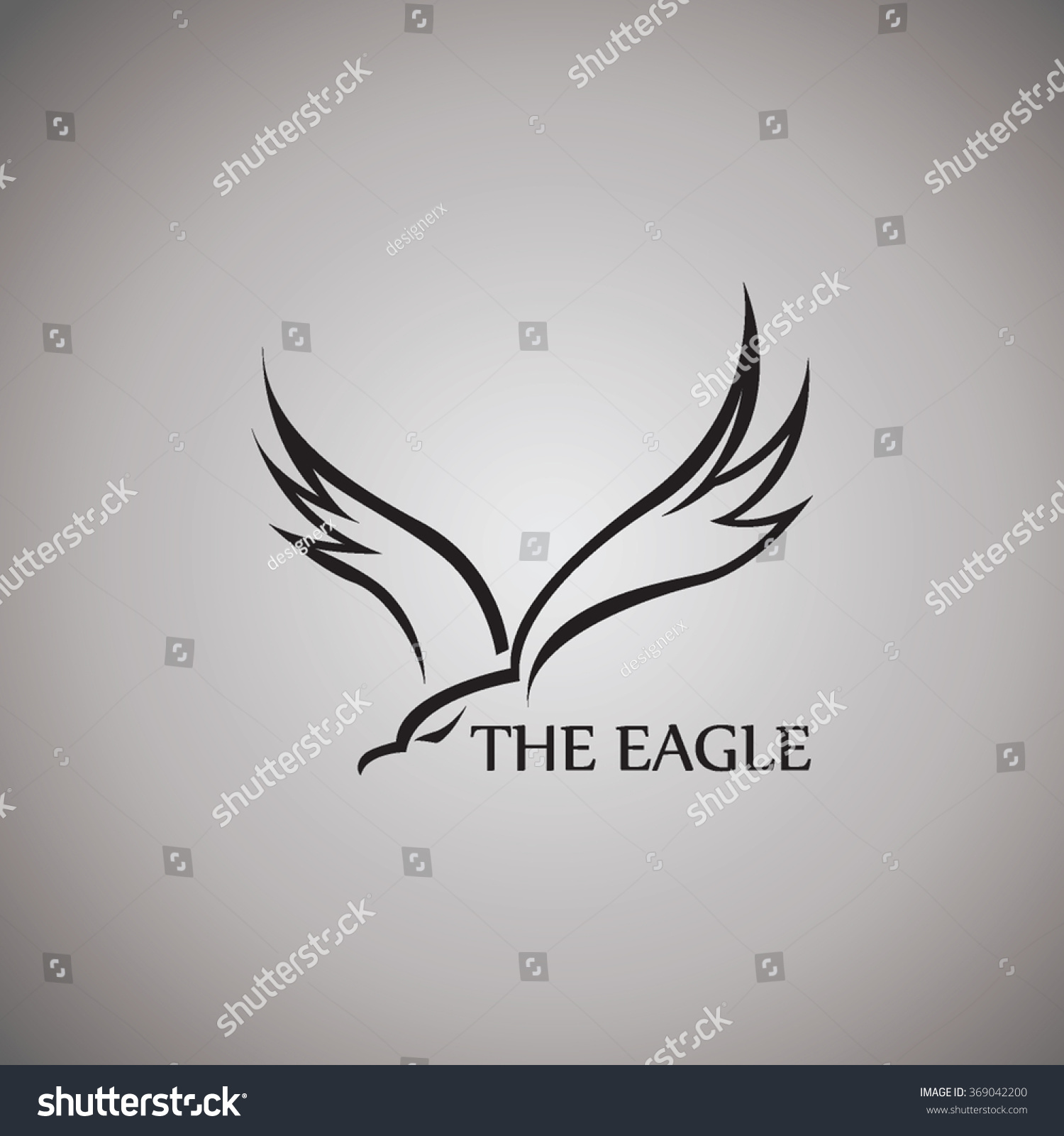 Hawk Logo Stock Vector 369042200 - Shutterstock