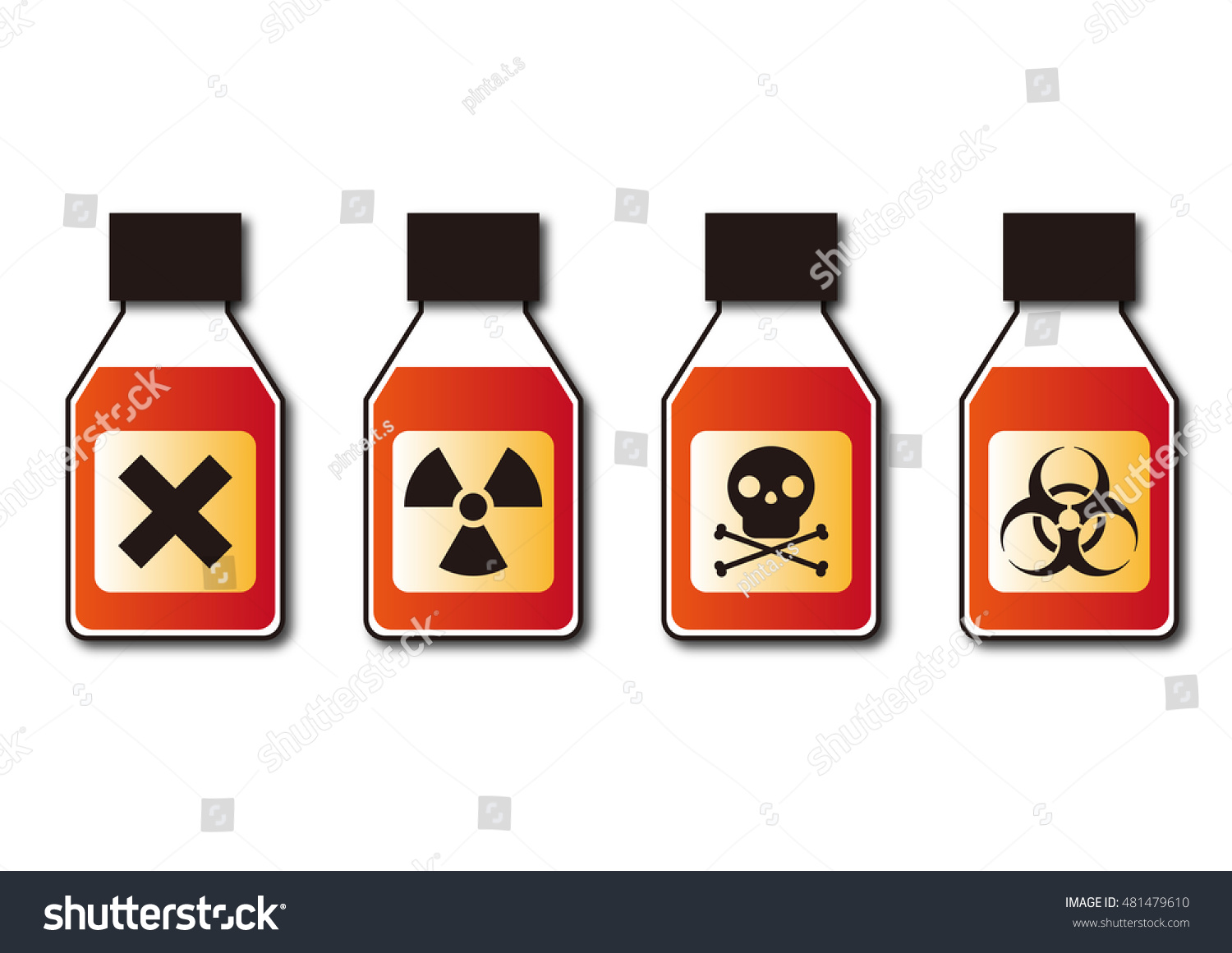 Hazardous Reagent เวกเตอร์สต็อก (ปลอดค่าลิขสิทธิ์) 481479610