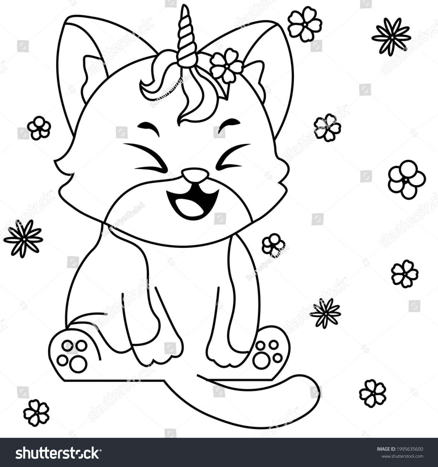 1020  Coloring Pages Cute Kitty  Latest Free
