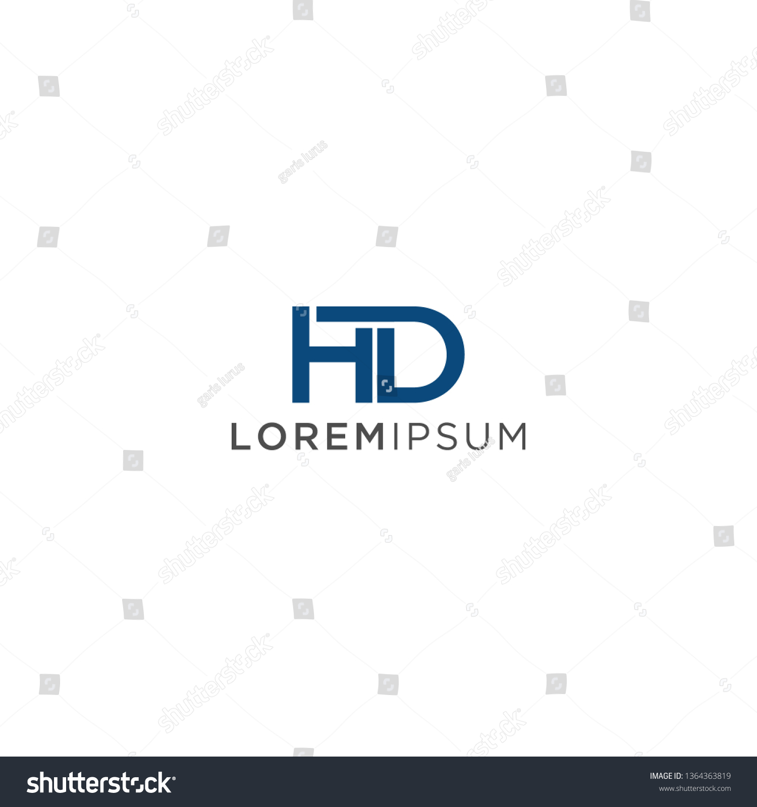 Hd Logo Vector Your Business Stock Vector (Royalty Free) 1364363819