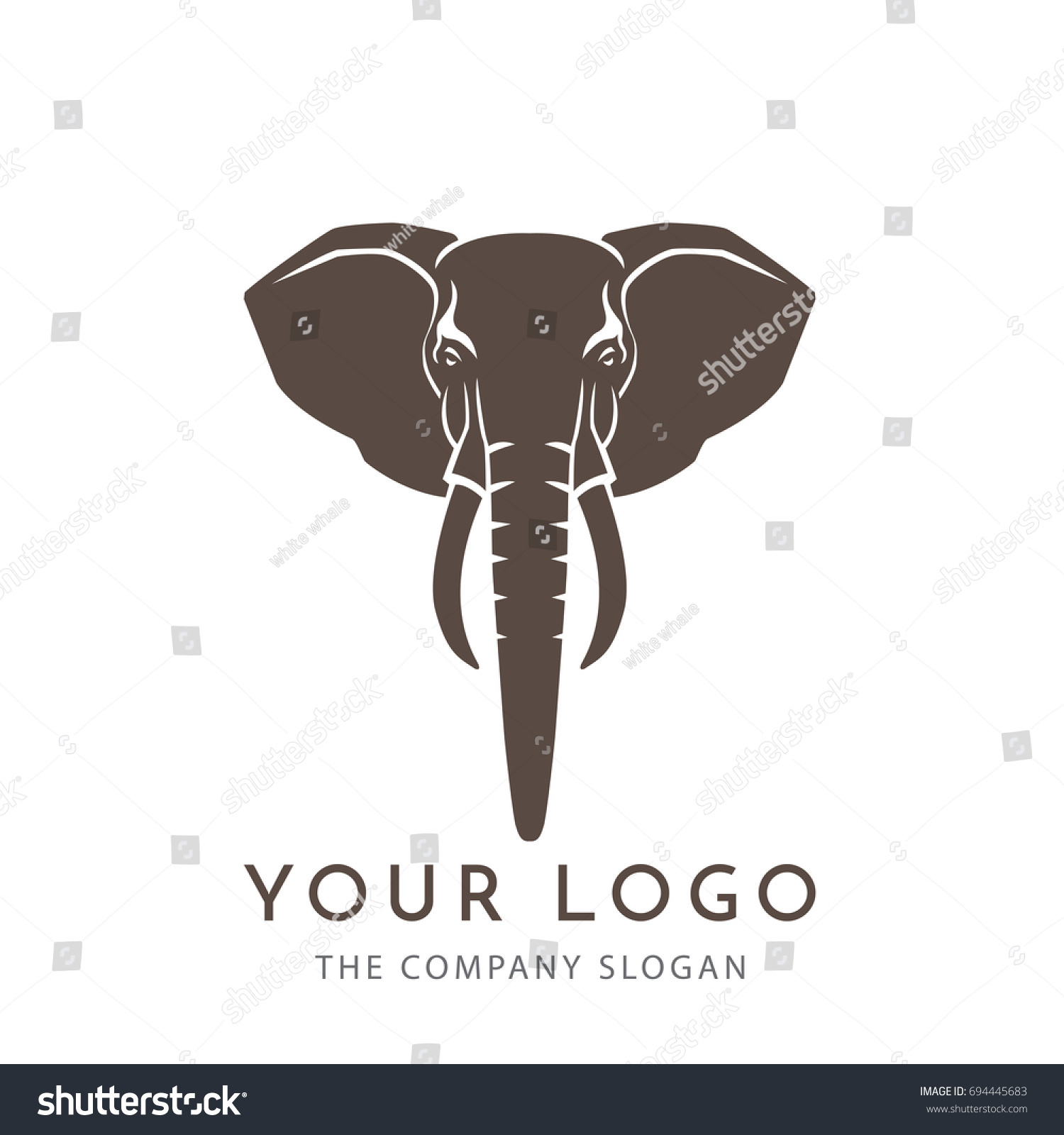 1,589 Brown Elephant Silhouette Images, Stock Photos & Vectors 