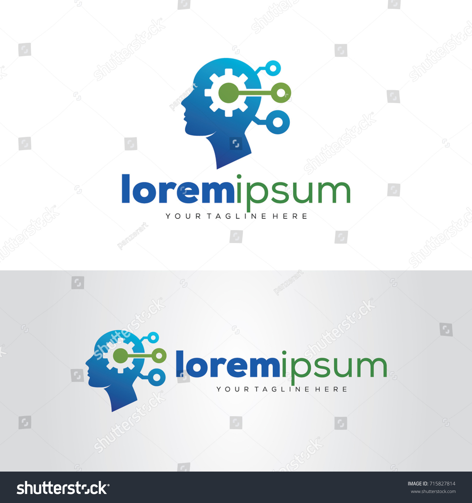 Head Gear Logo Template Design Vector Stock Vector (Royalty Free) 715827814