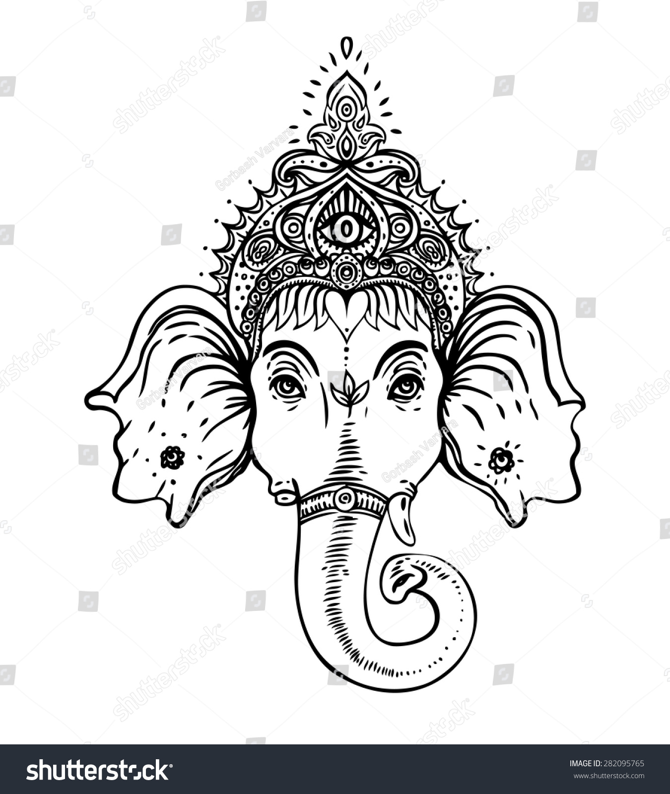 Suchen Sie Nach Head Hindu God Ganesha Vector Illustration Stockbildern In Hd Und Millionen Weiteren Lizenzfreien Stockfotos Illustrationen Und Vektorgrafiken In Der Shutterstock Kollektion Jeden Tag Werden Tausende Neue Hochwertige Bilder