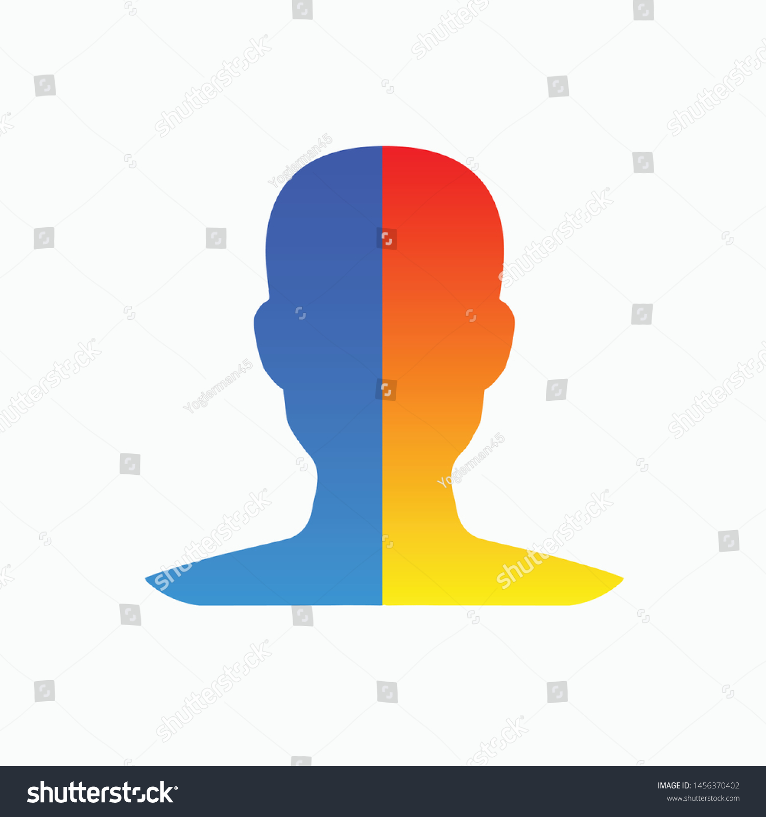 Head People Icon Logo Face App Stock Vector Royalty Free 1456370402
