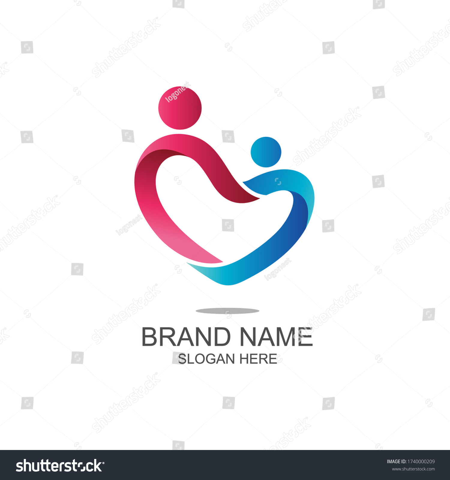 Health Care Logo Vector Stock Vector (Royalty Free) 1740000209 ...