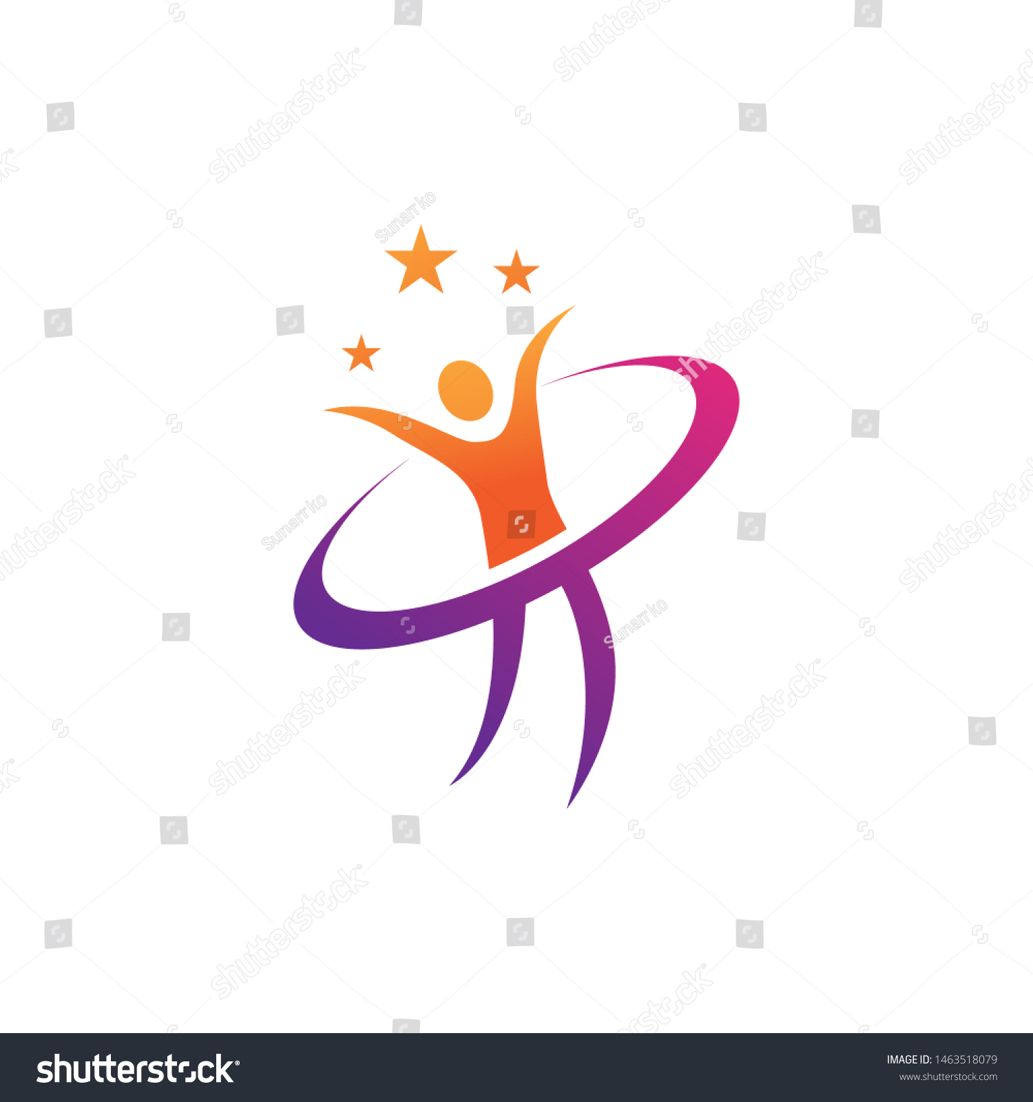 Health Life Logo Symbol Vector Stock Vector (Royalty Free) 1463518079 ...