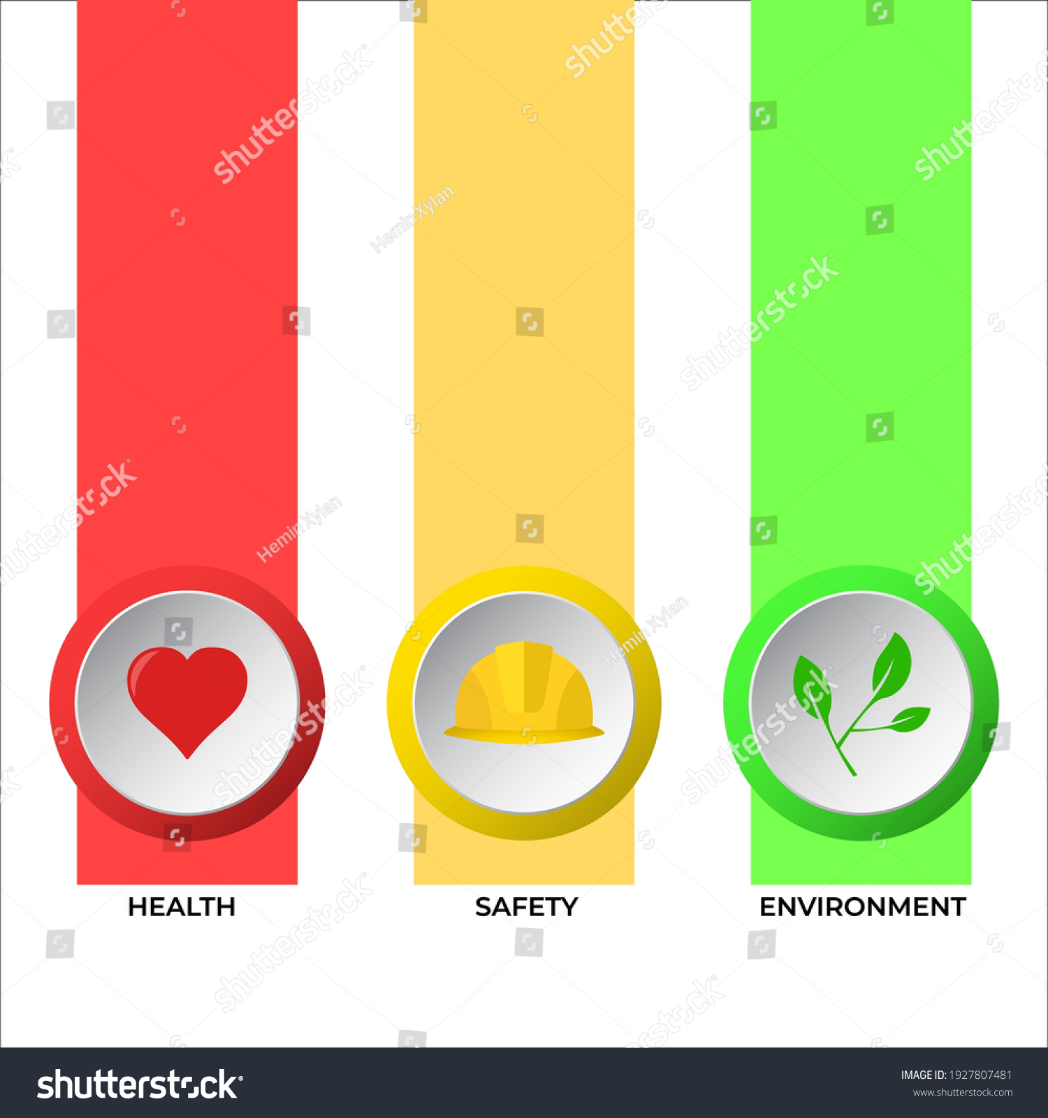 Health Safety Environment Hse Acronym Concept Stock Vector Royalty Free 1927807481 8967