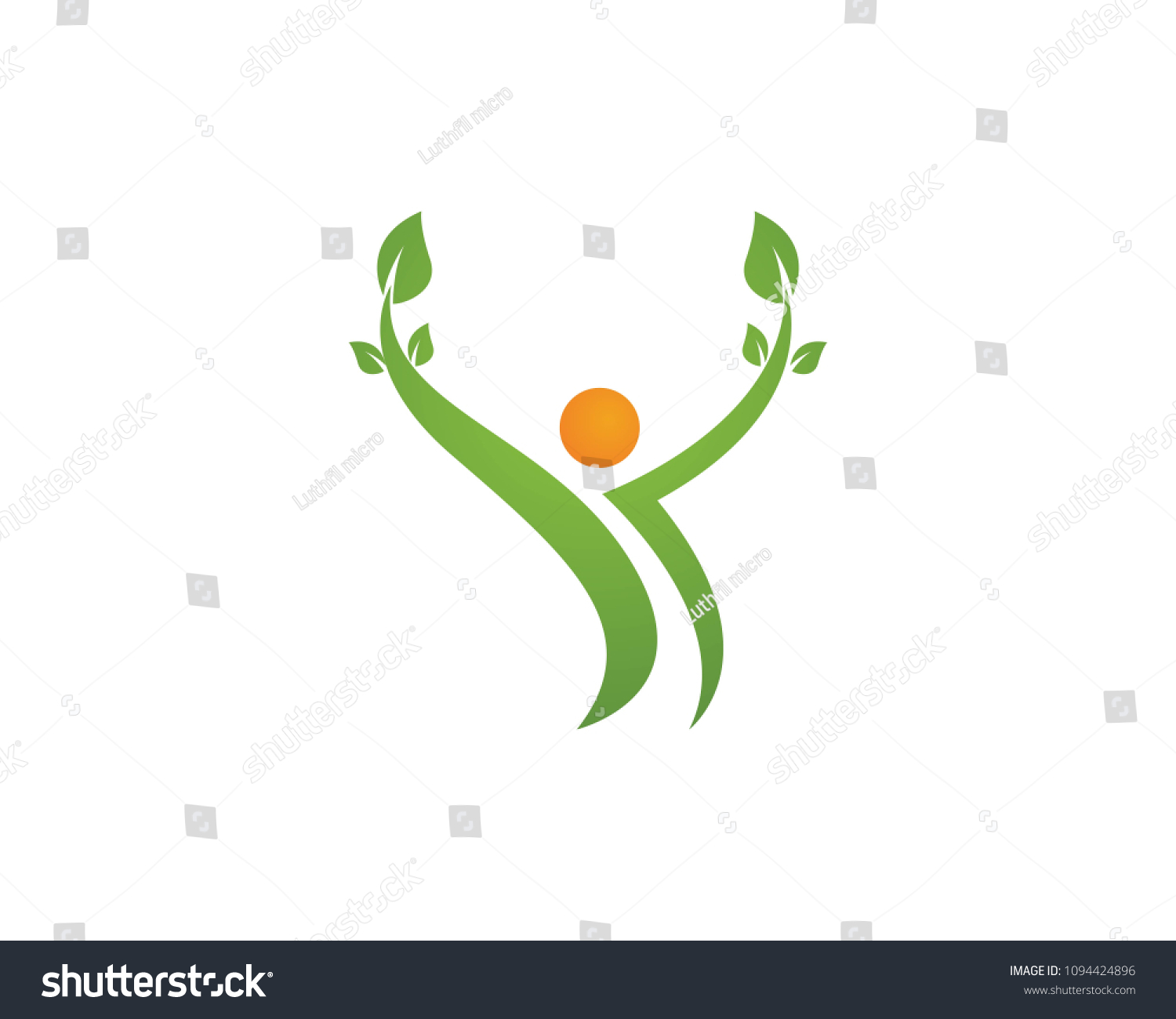 Healthy Life Logos Stock Vector (Royalty Free) 1094424896 | Shutterstock