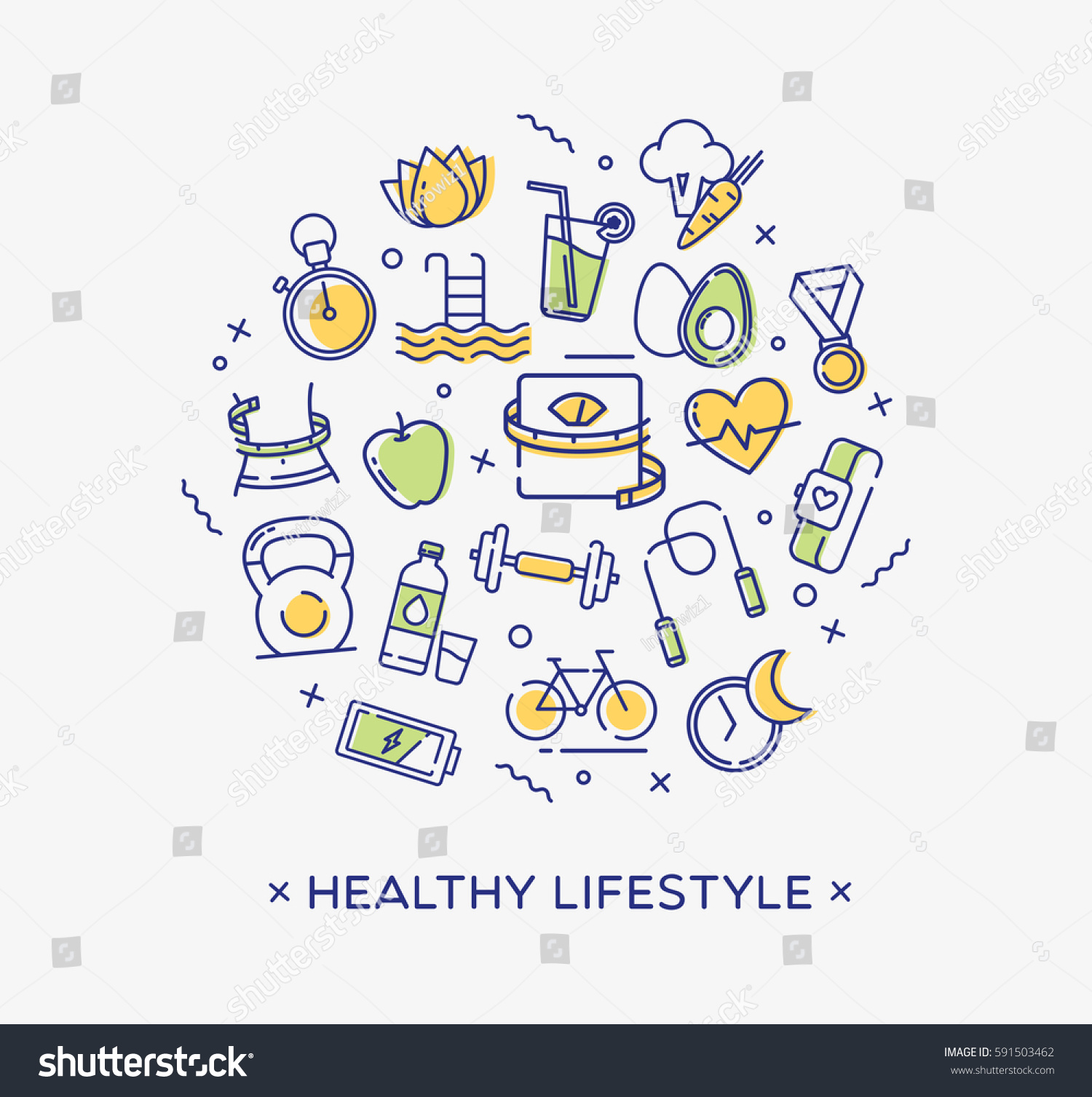 SVG of Healthy lifestyle illustration, dieting, fitness and nutrition.
 svg