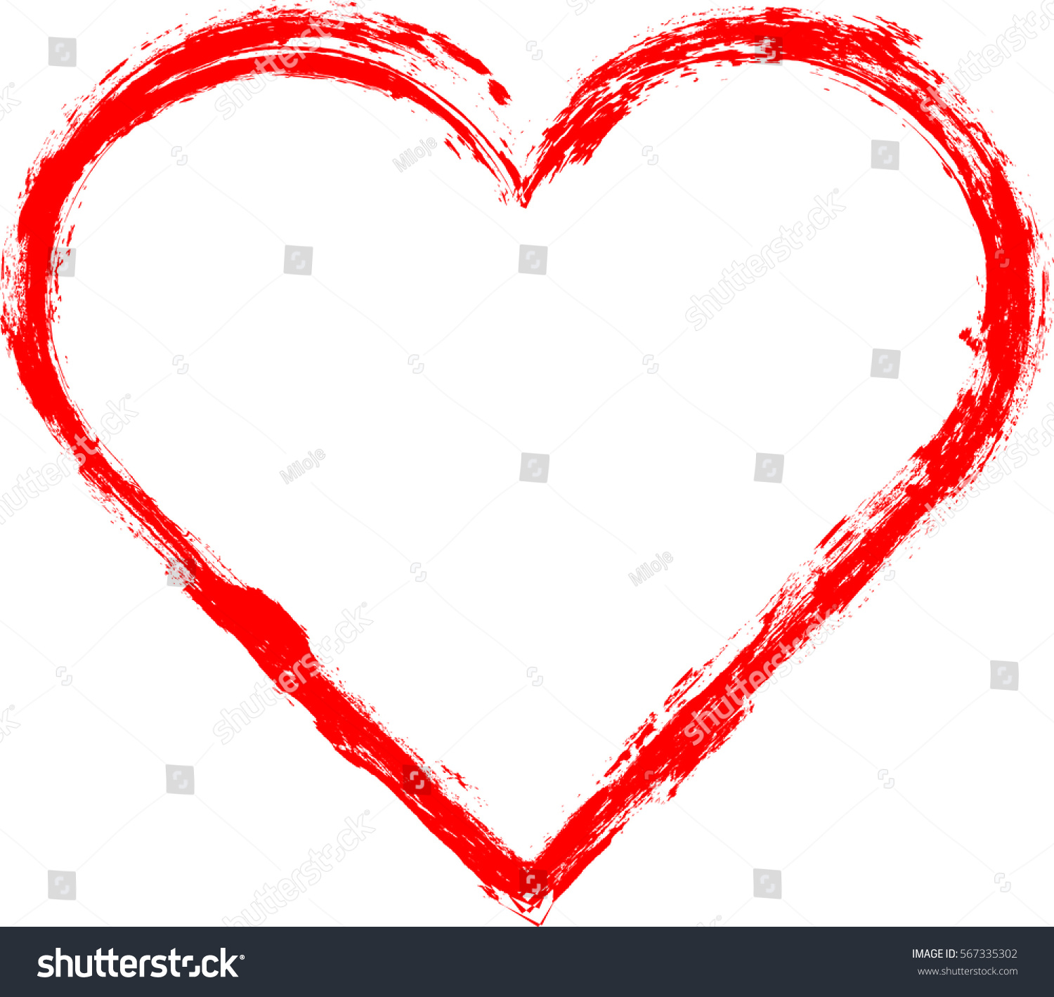 Download Heart Grunge Stamps Collectionlove Shapes Your Stock ...