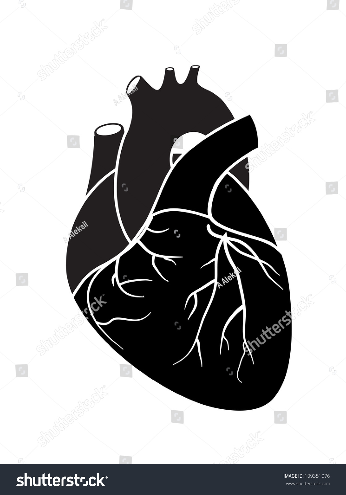 Heart Icon Stock Vector (Royalty Free) 109351076