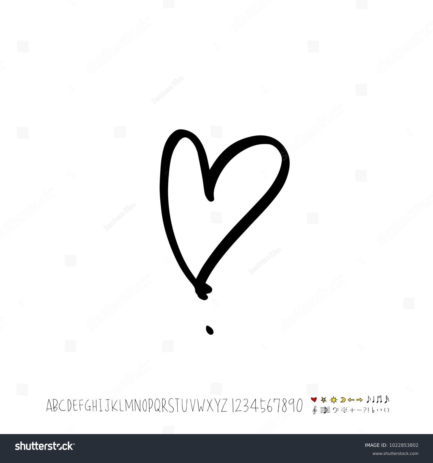 98,622 Handwrite heart Images, Stock Photos & Vectors | Shutterstock