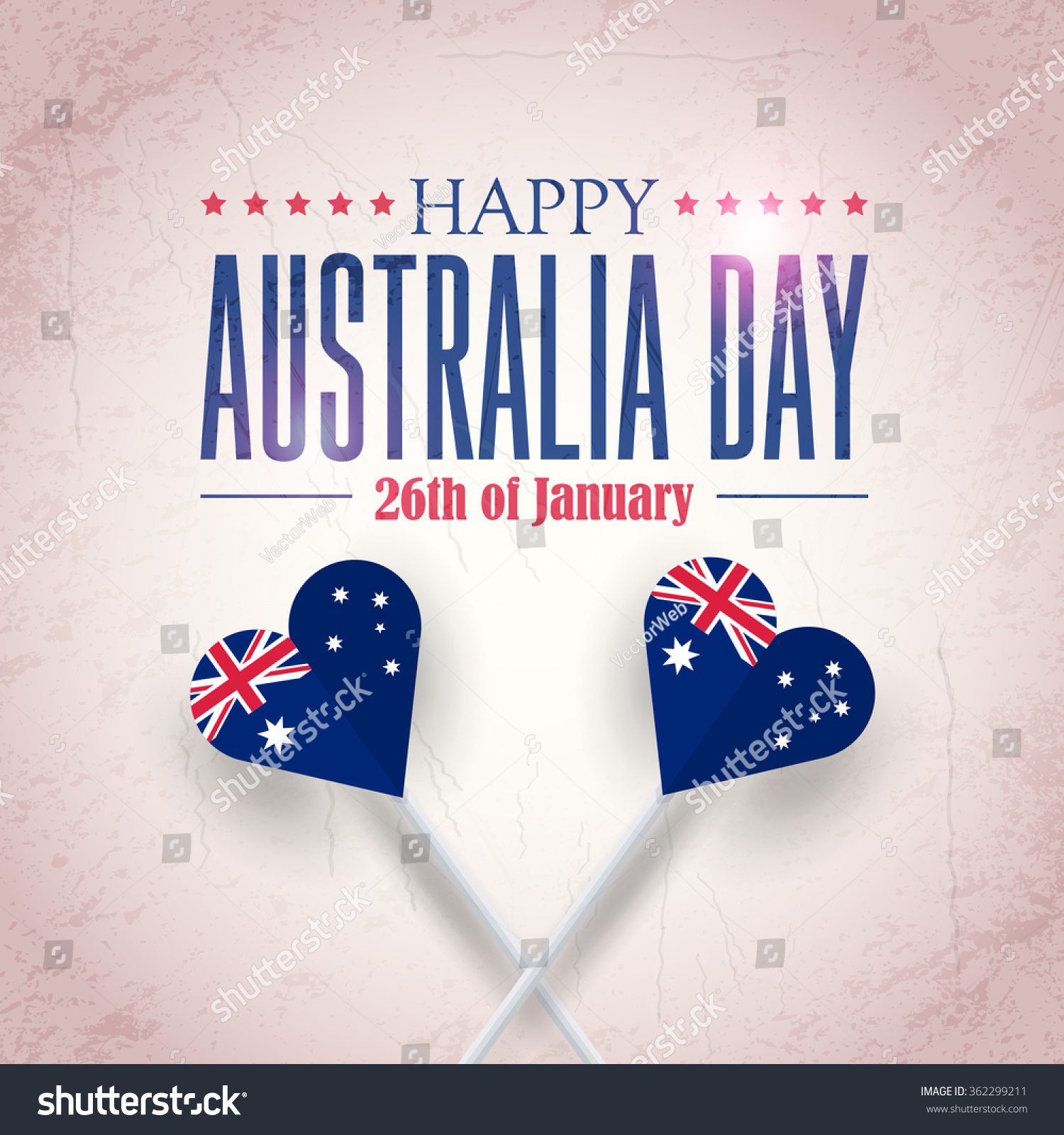 SVG of Heart Style Australia Flag, Retro Background of Australia Day, National Celebration Card, Grunge Badges Vector Emblem svg