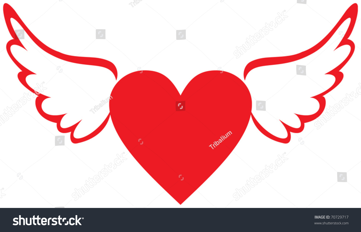 logo wings vintage vector Wings Heart Vector Shutterstock   70729717 Stock