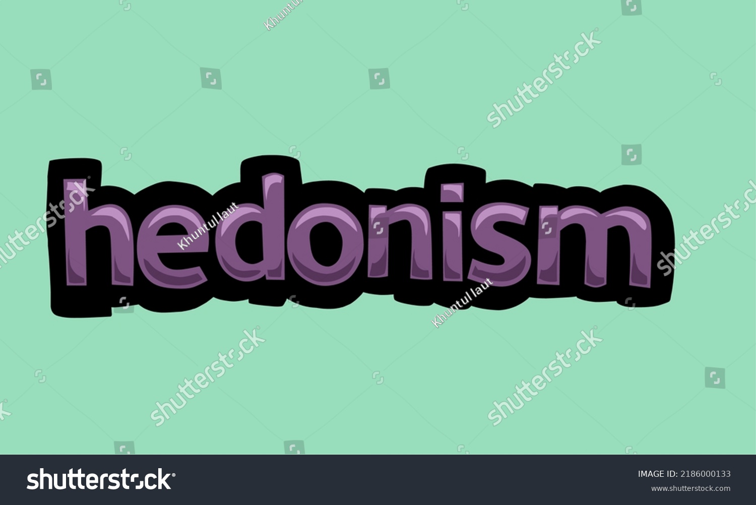 SVG of HEDONISM background writing vector design very cool and simple svg