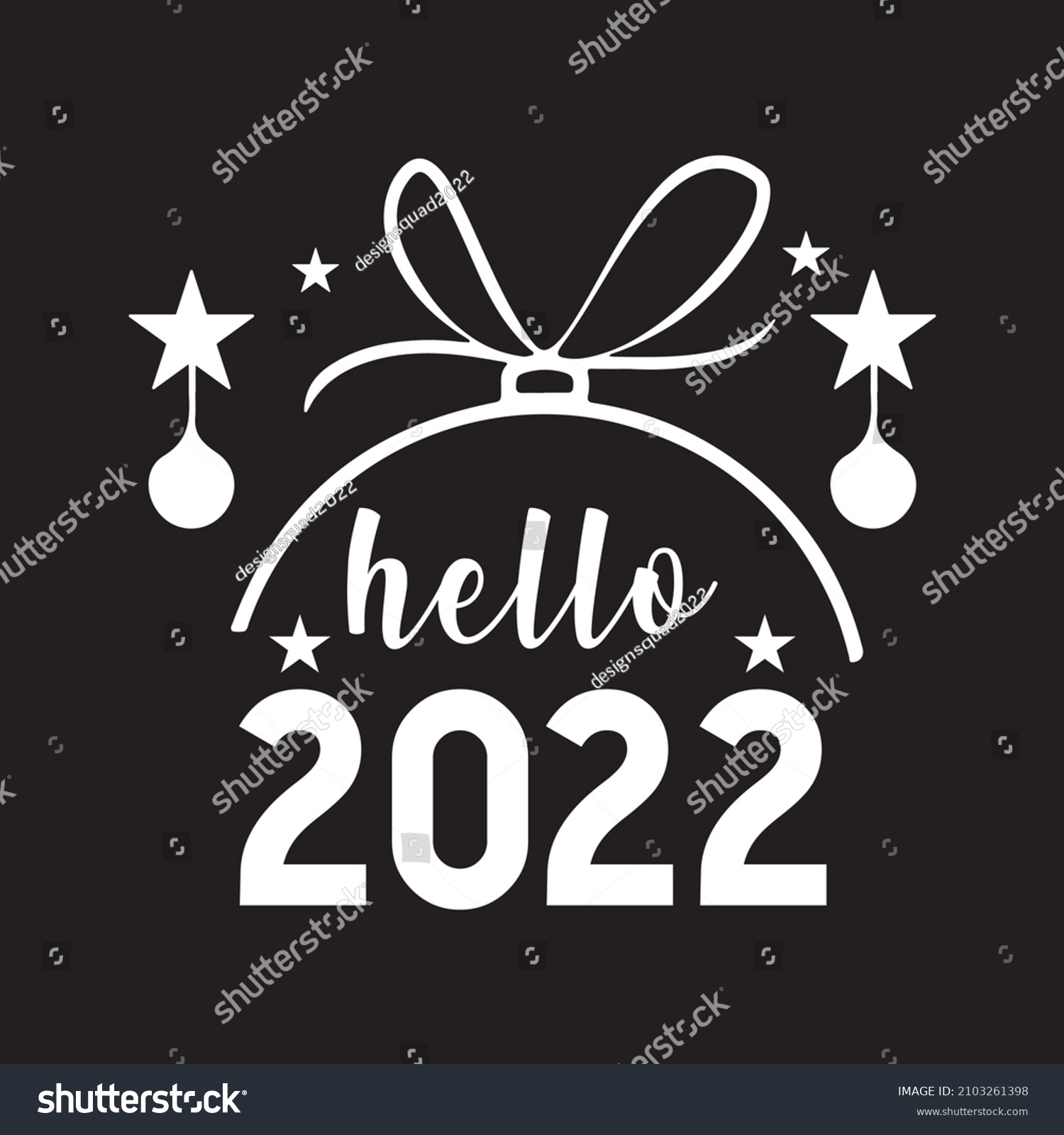 SVG of hello 2022 svg design vector file svg