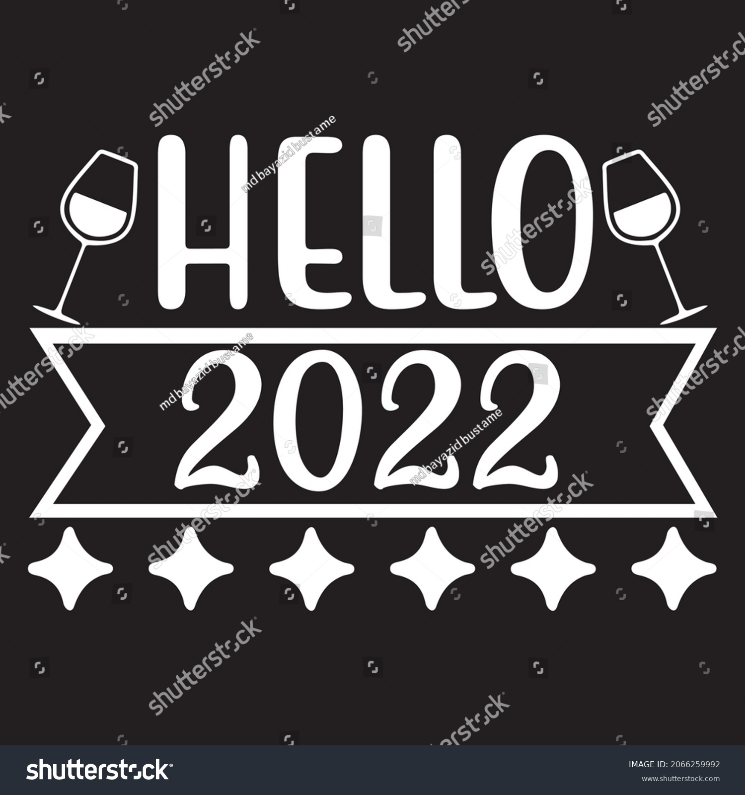 SVG of Hello 2022,Svg design.Vector file,Tshirt design.
 svg