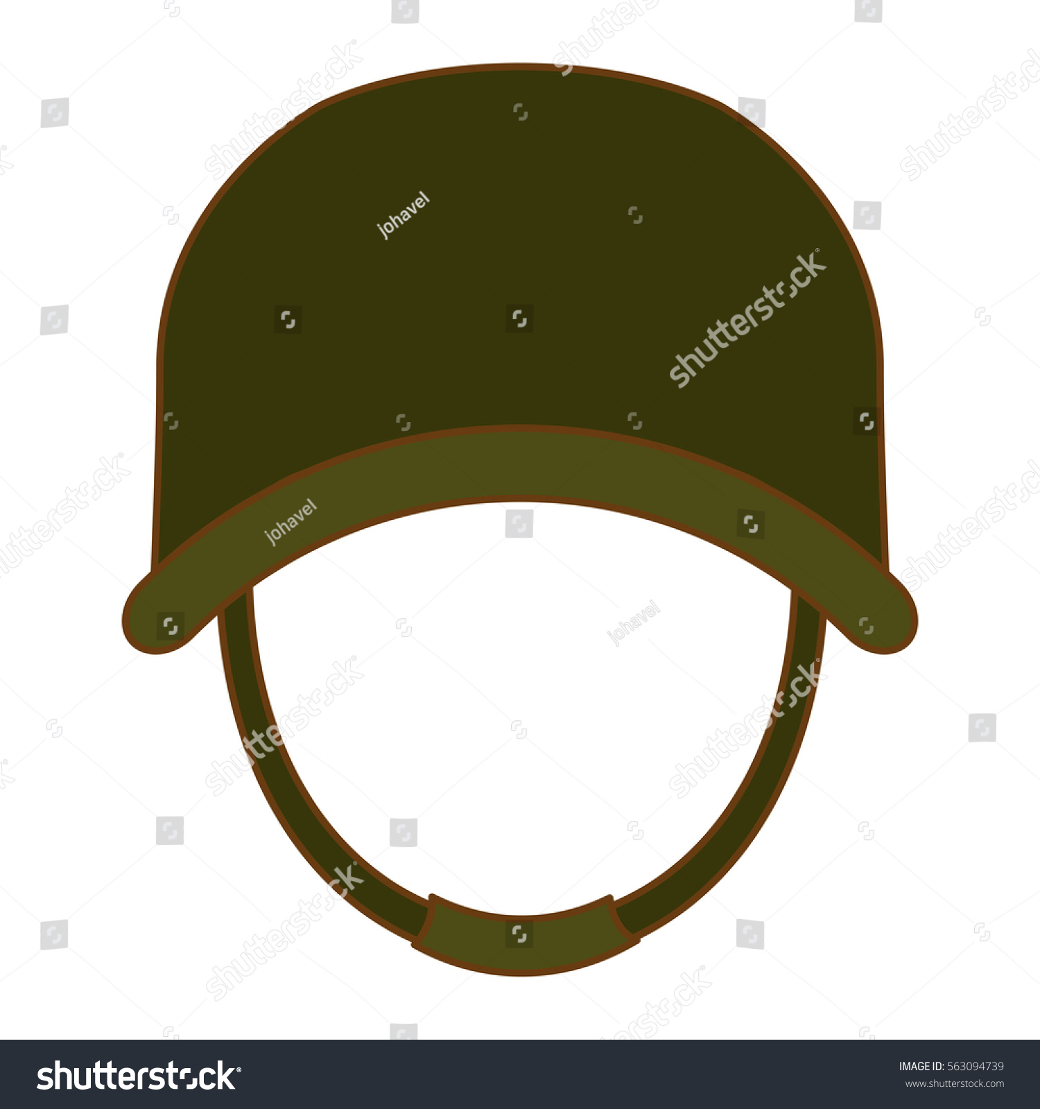 Helmet Army Related Icons Image Vector Stock Vector (Royalty Free ...