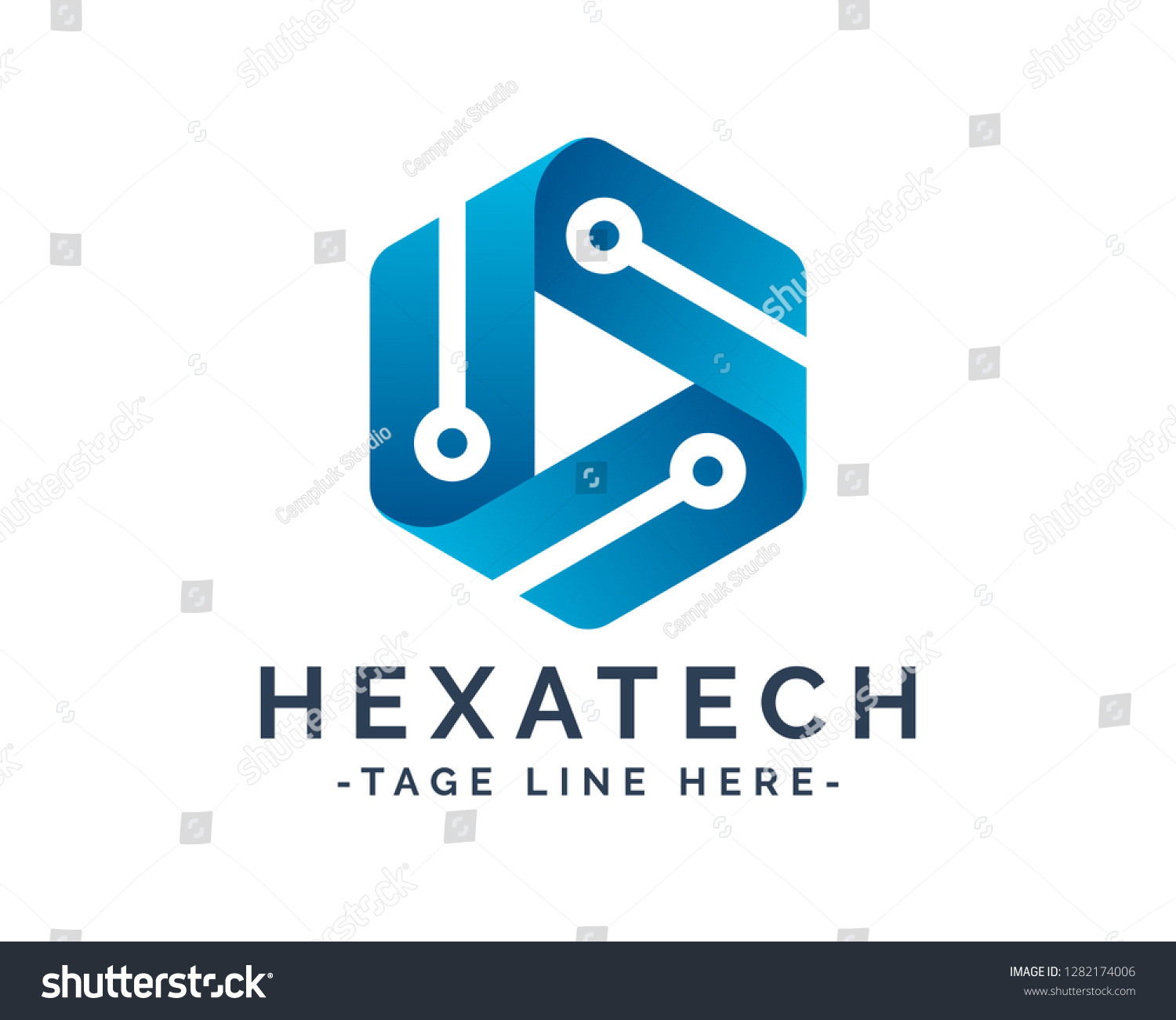 Hexa Tech Vector Logo Stock Vector (Royalty Free) 1282174006 | Shutterstock