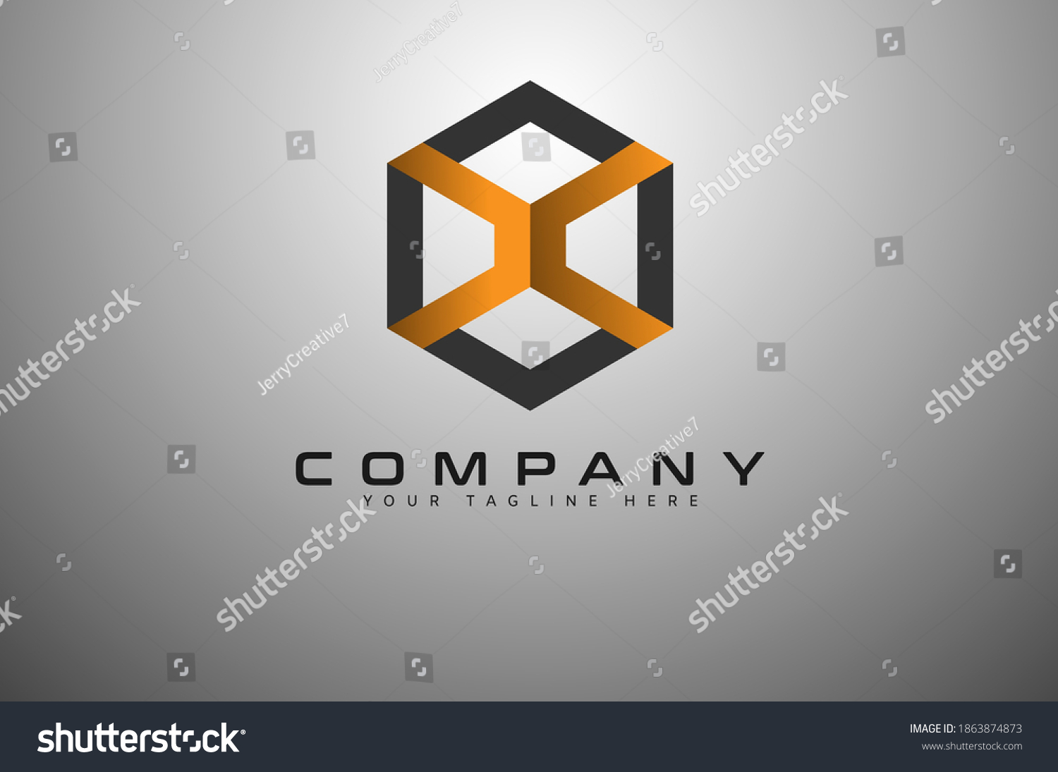 Hexagon Letter X Logo Black Gold Stock Vector (Royalty Free) 1863874873 ...