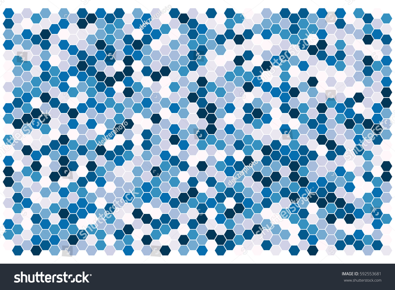 Hexagon Pattern Vector Background Stock Vector 592553681 - Shutterstock