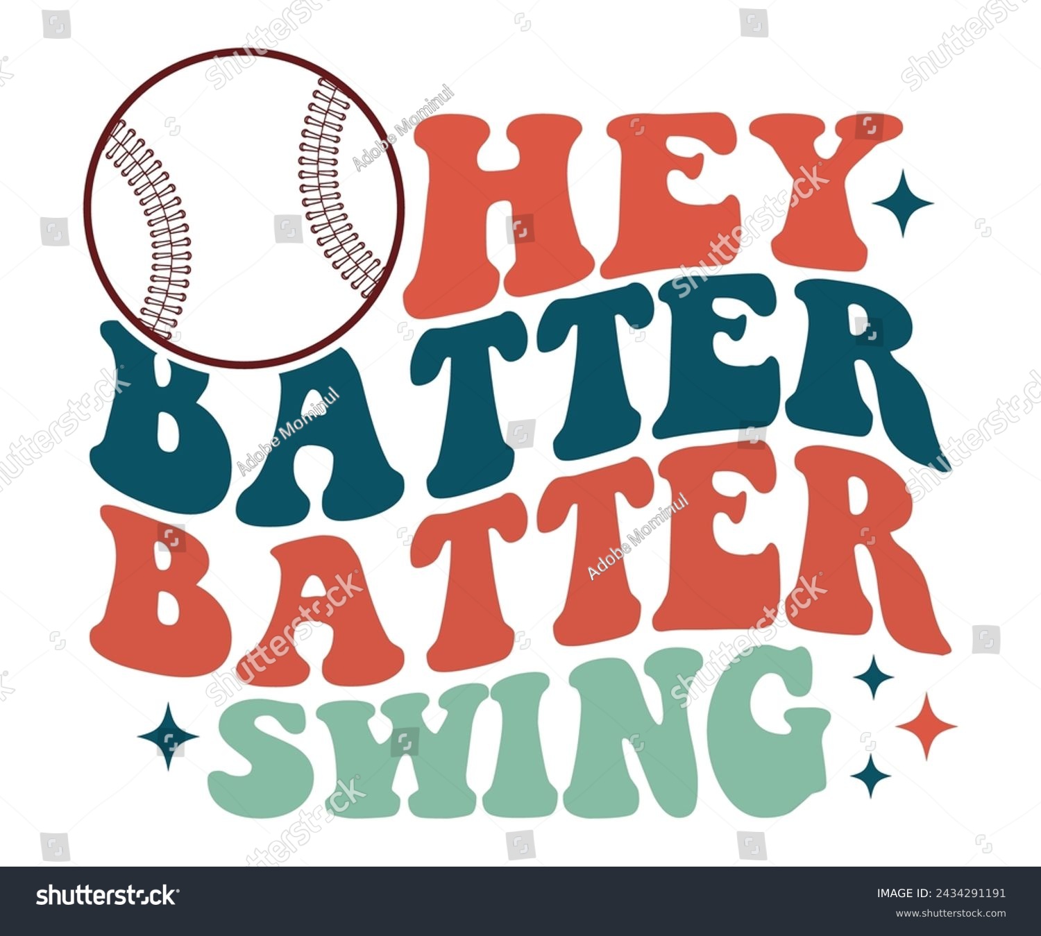 SVG of Hey Batter Swing Retro,Baseball T-shirt,Typography,Baseball Player Svg,Baseball Quotes Svg,Cut Files,Baseball Team,Instant Download svg